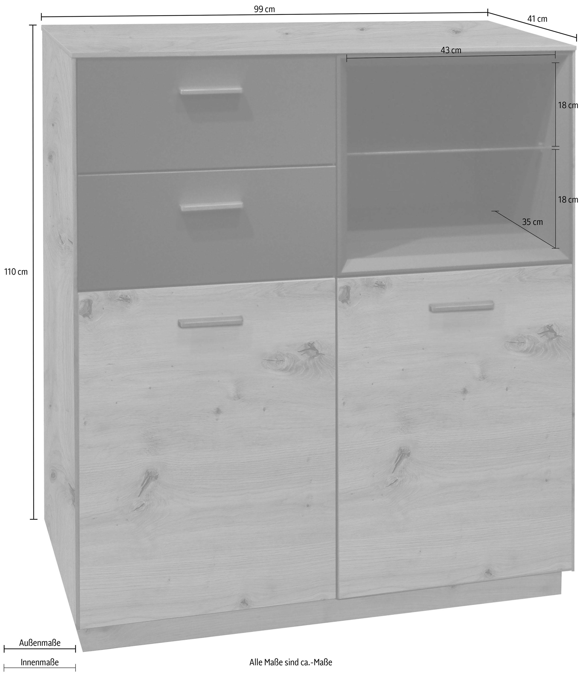 Mäusbacher Kommode »Frame«, Breite 99 cm