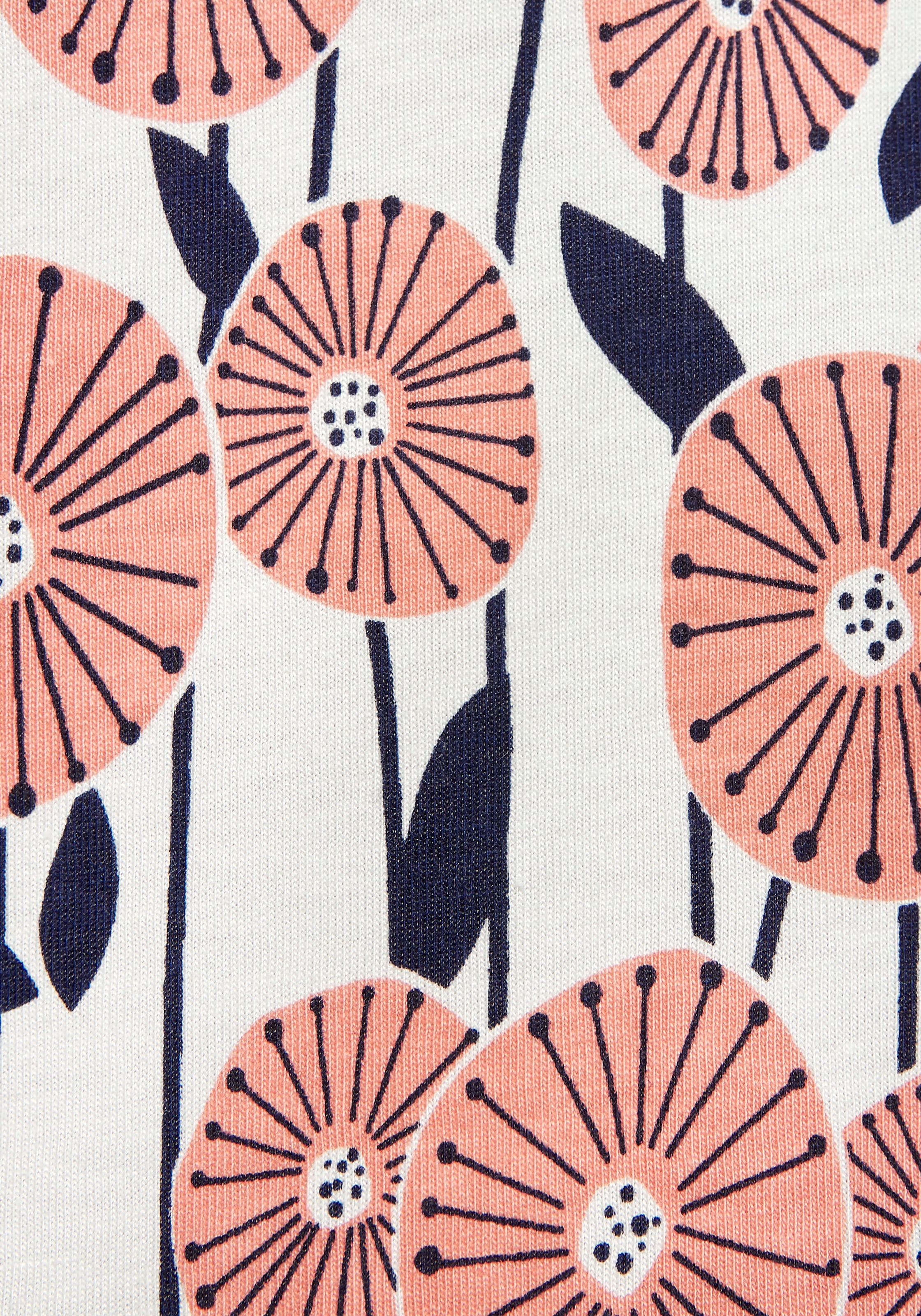 Vivance Dreams Pyjamaoberteil 1-teilig,  mit schönem Alloverdruck