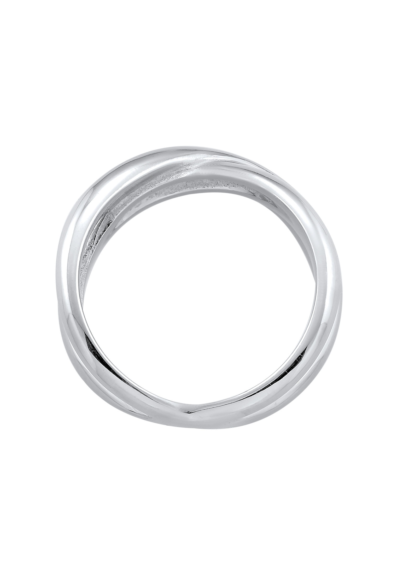 Elli Silberring »Ring X Wickelring Kreuz 925 Silber«