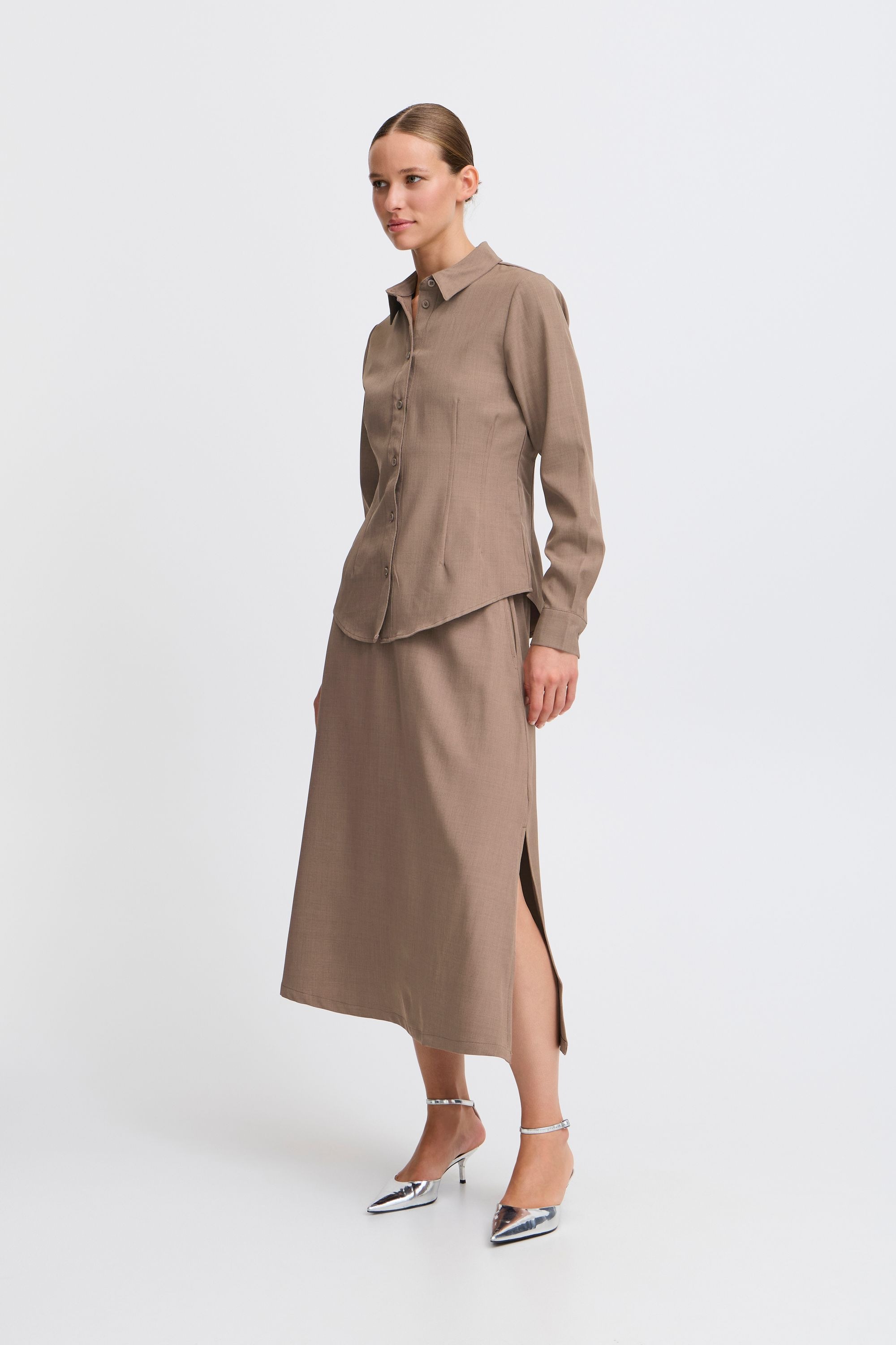 b.young Tunika »Langarmbluse BYMMMIDDE SHORT SHIRT -«
