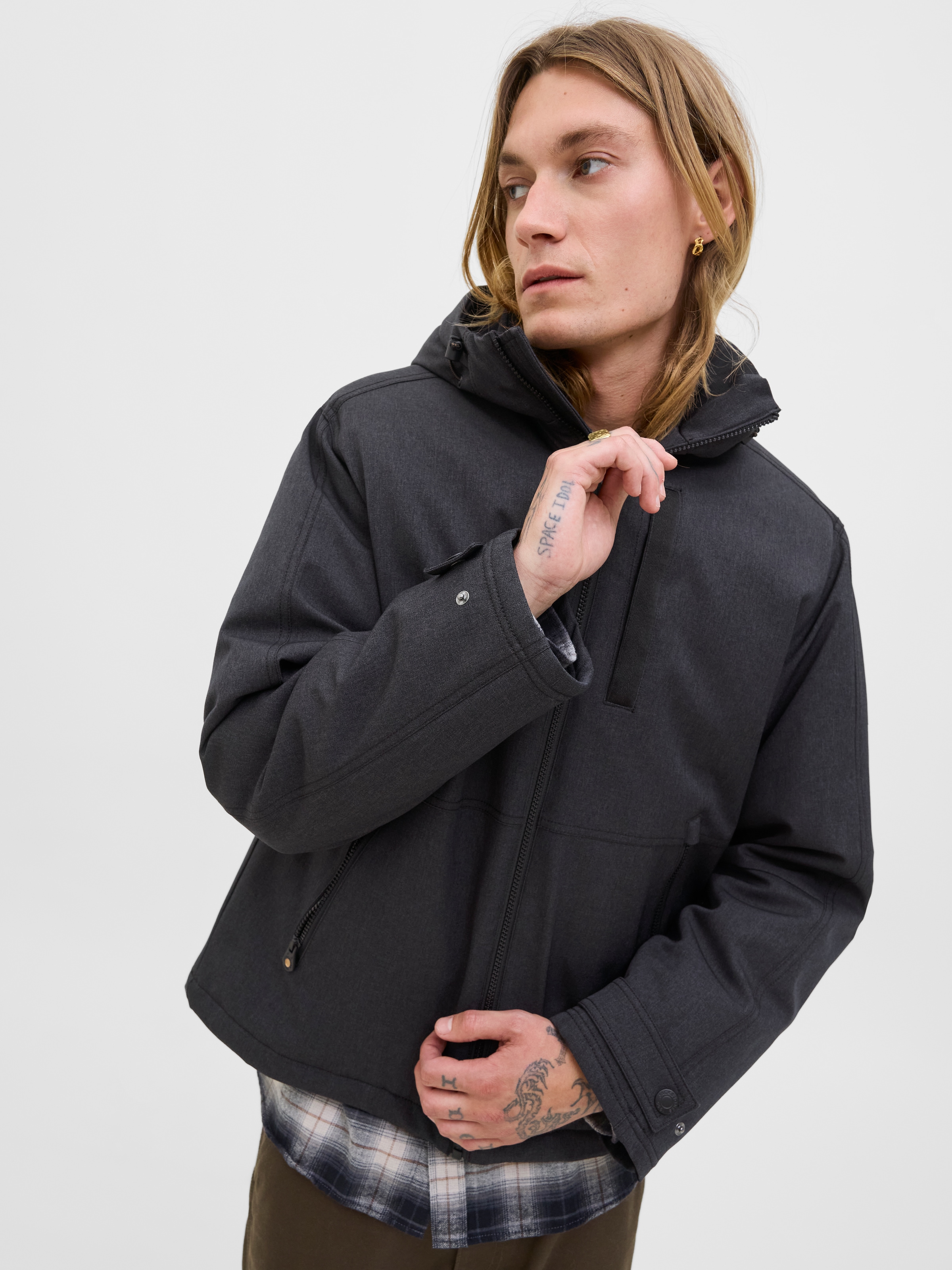 Jack & Jones Outdoorjacke »JJEPARKER DOVER JACKET SN«, mit Kapuze