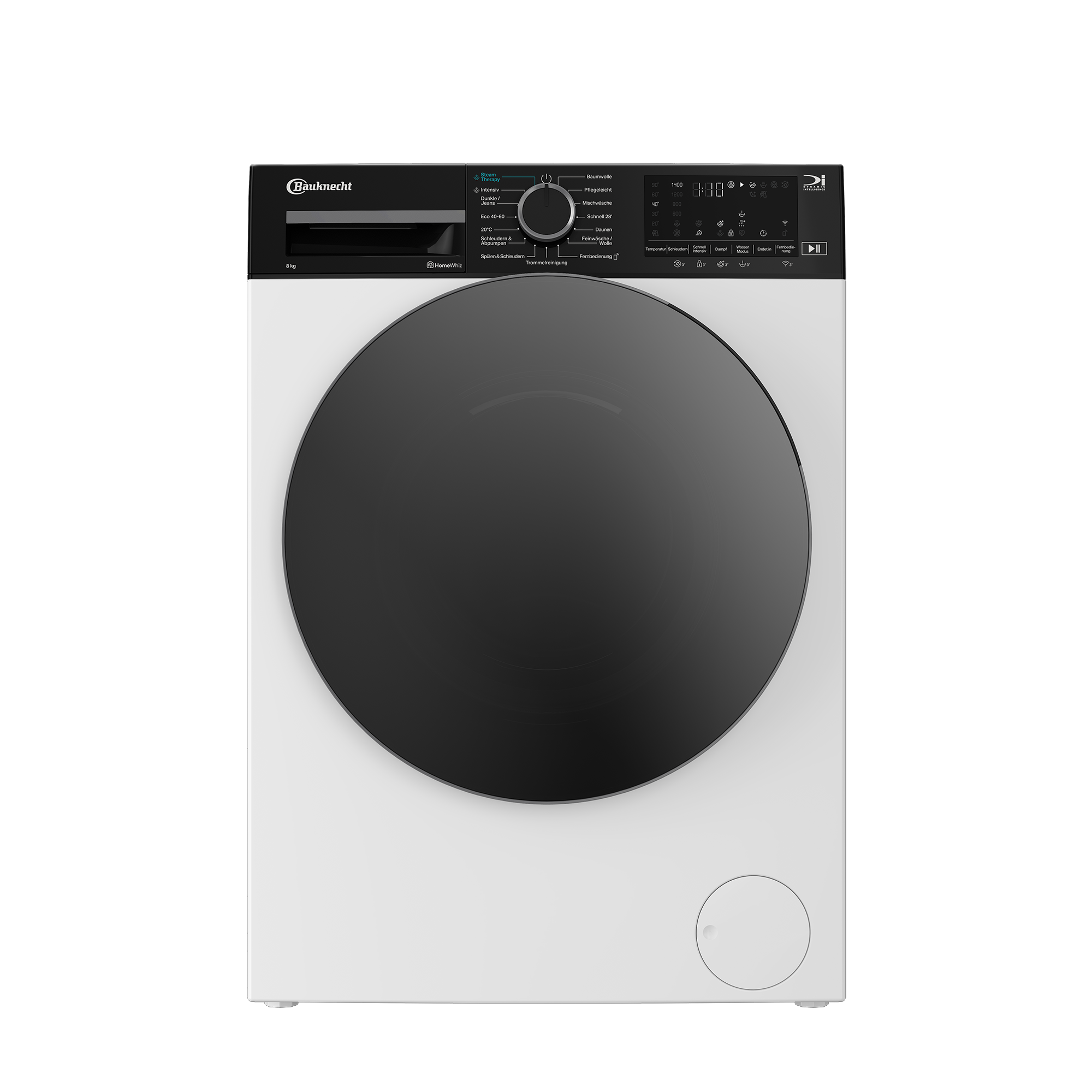 BAUKNECHT Waschmaschine »B WM Smart Eco 8A« 8 kg 1400 U/min Adaptive Wash – Intelligente Anpassung für perfekte Waschergebnisse