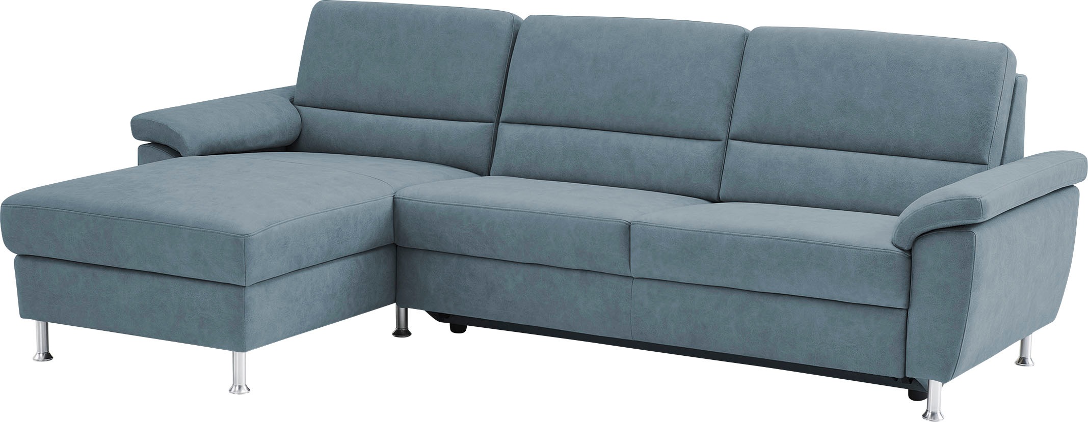 CALIZZA INTERIORS Ecksofa »Onyx L-Form«, Recamiere links oder rechts, wahlweise mit Bettfunktion, Breite 270 cm