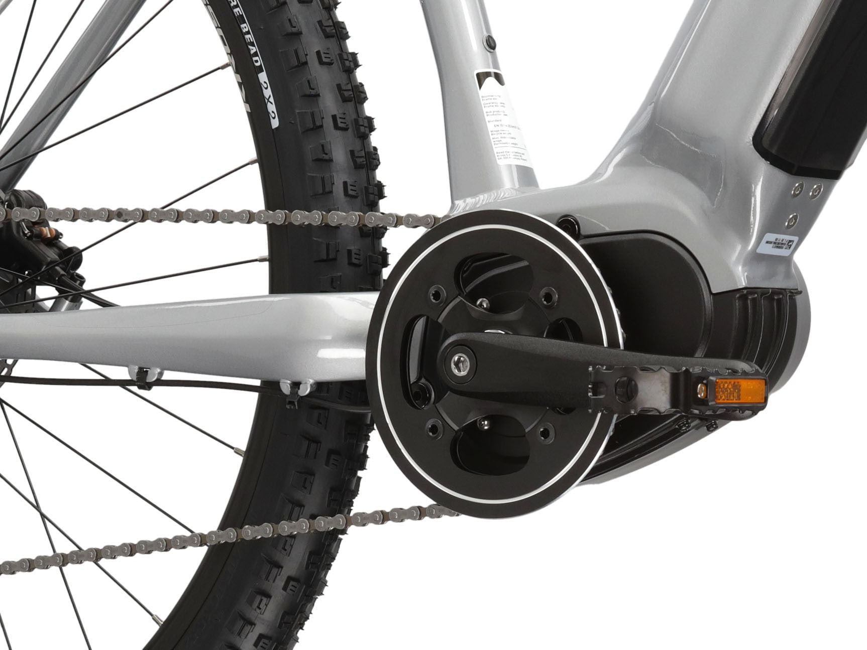 Kross E-Bike »E-MTB Hexagon Boost 3.0 29 Zoll silberfarben«, 8 Gang, microSHIFT, ACOLYTE M5185M, Mittelmotor 250 W, Pedelec, Elektrofahrrad für Damen und Herren