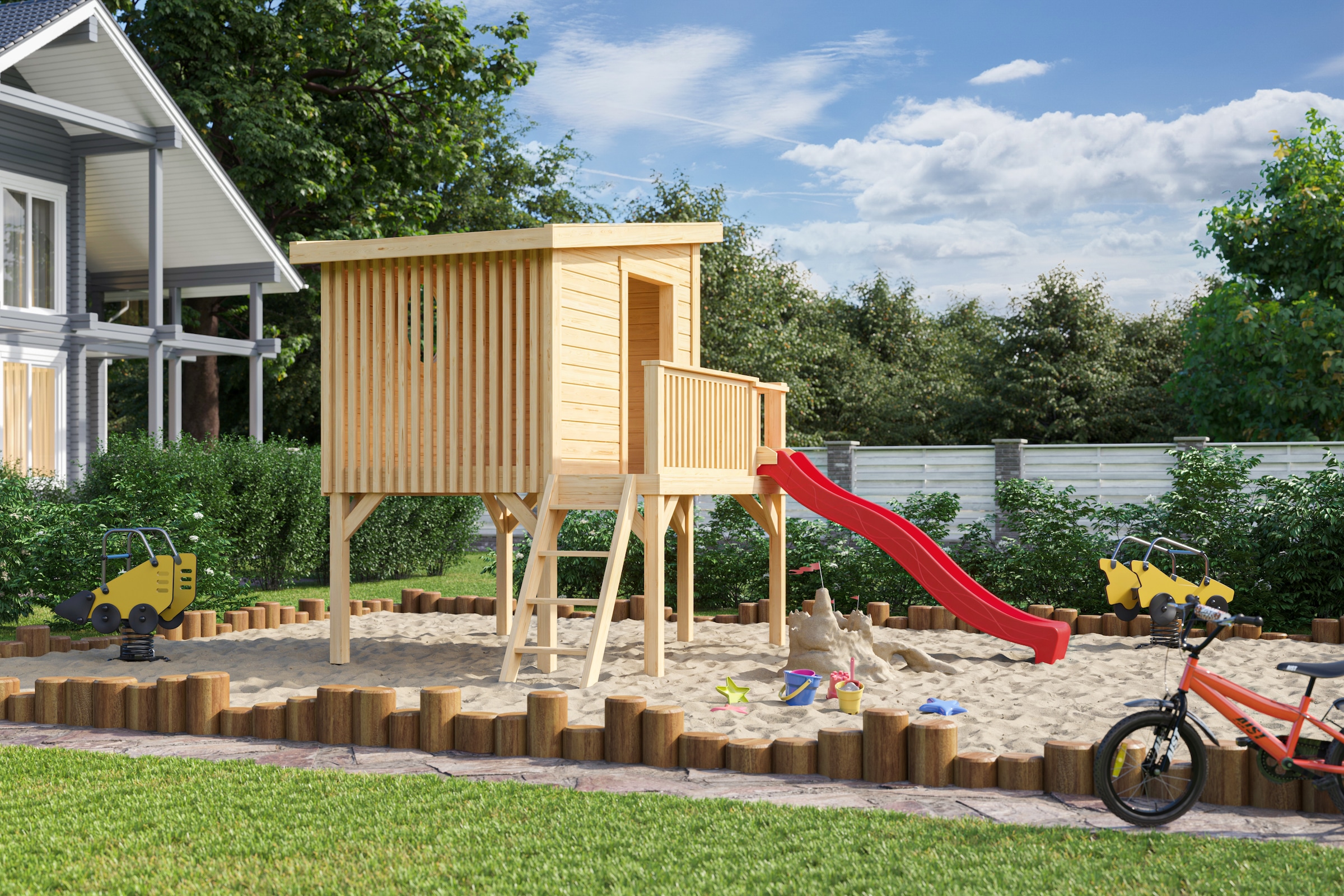 Nordic Holz Spielhaus »TIVOLI 1« BxTxH: 230x270x194 cm