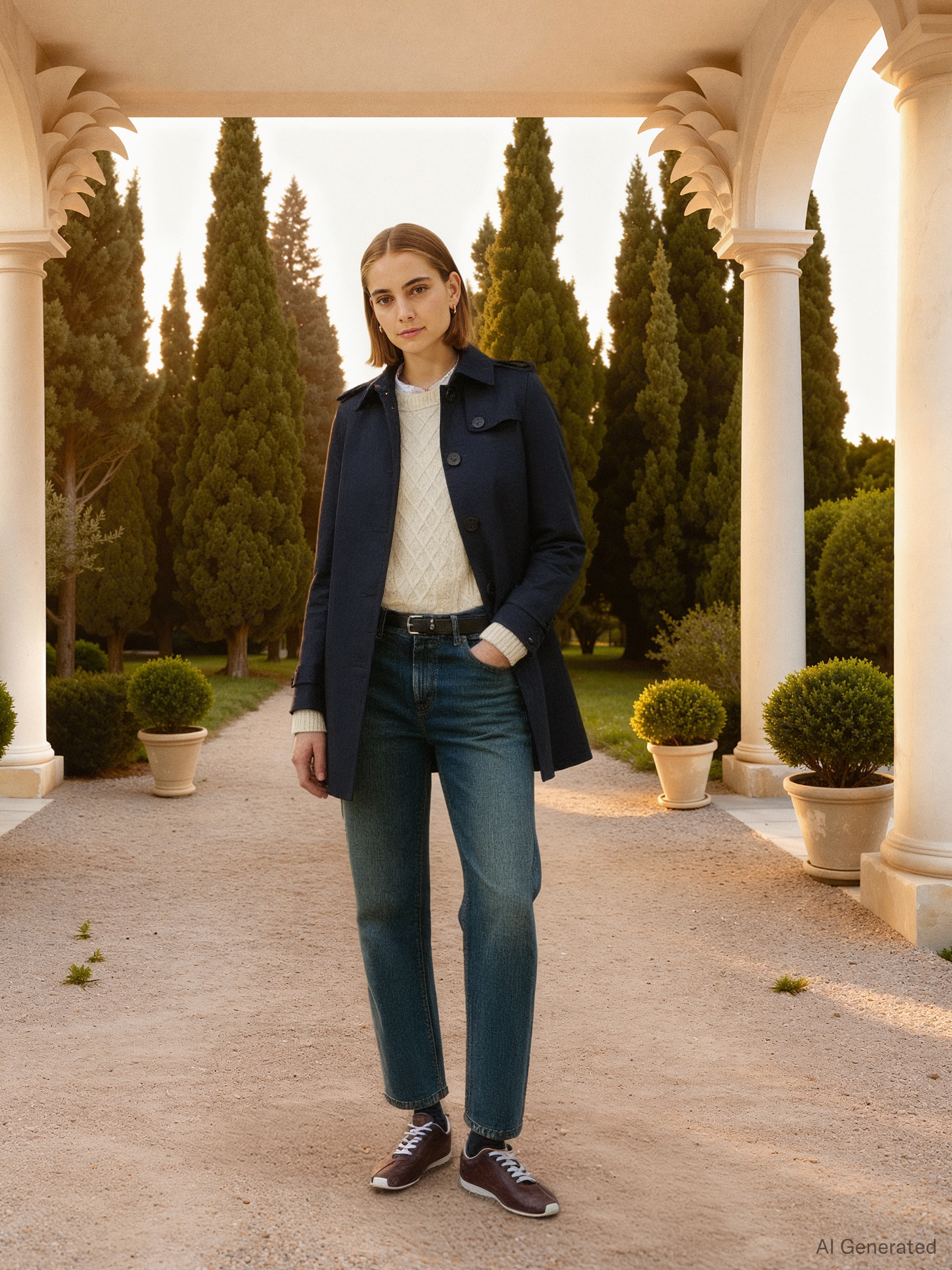 Tommy Hilfiger Langjacke »HERITAGE SINGLE BREASTED TRENCH« mit den typischen Trenchcoat-Details