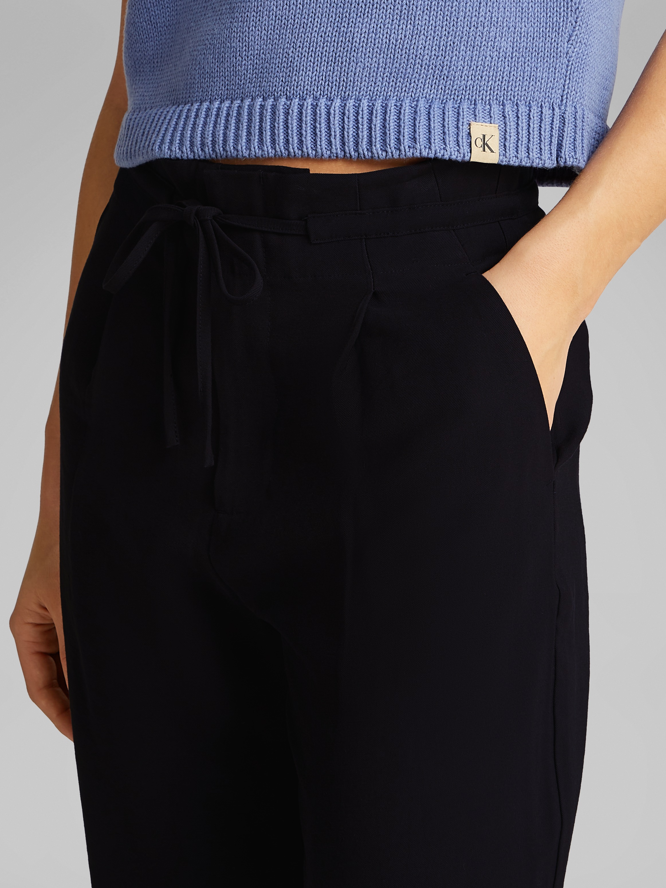 Calvin Klein Jeans Relaxhose »ECOVERO RELAXED STRAIGHT PANT«, mit Bundfalten