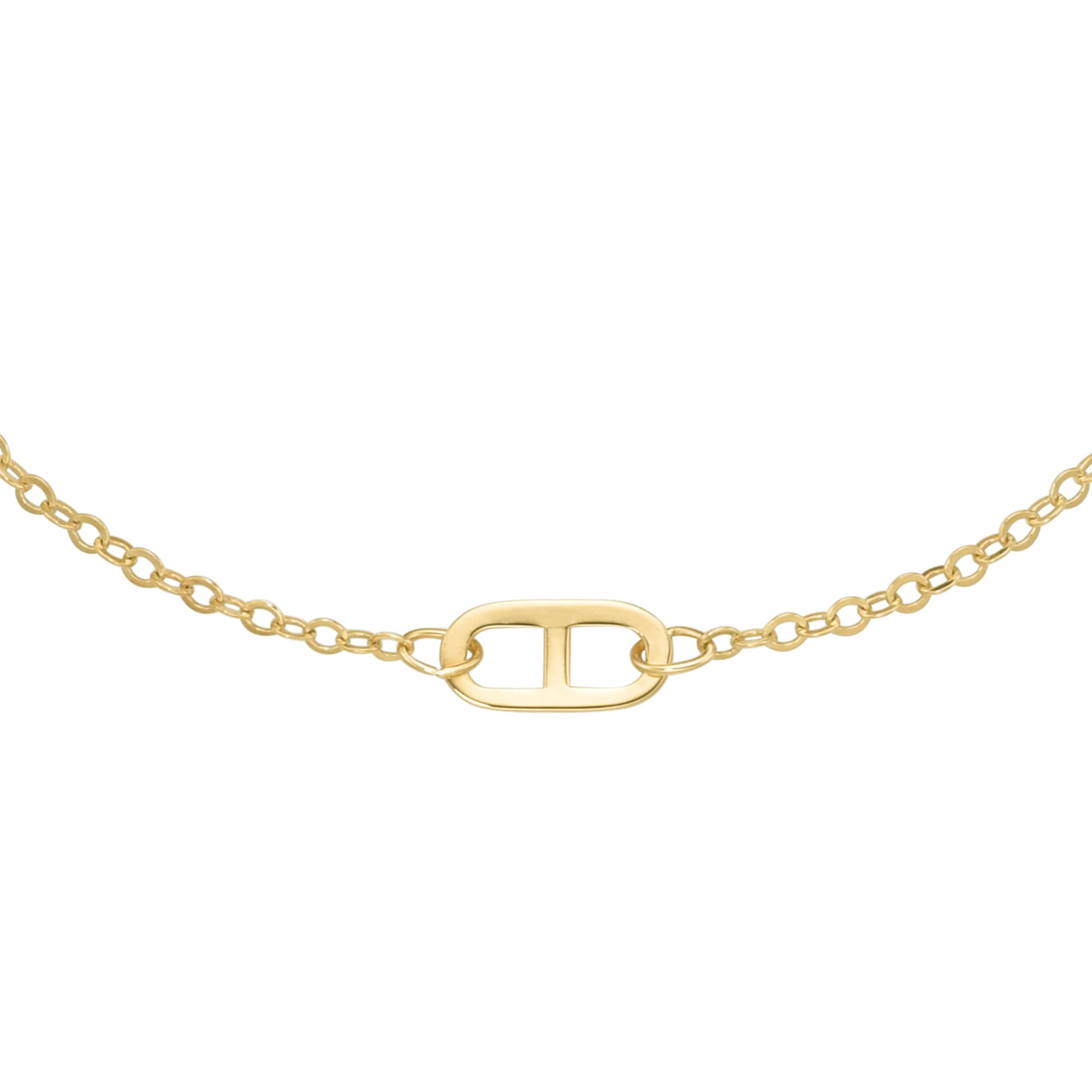 Luigi Merano Armband »Armband Ankerkette mit Elementen, Gold 375«