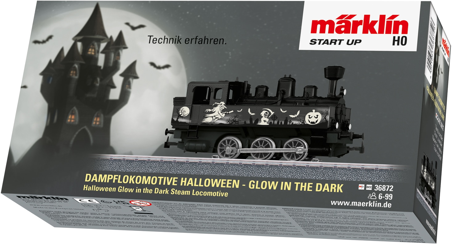 Märklin Dampflokomotive »Märklin Start up - Halloween: Glow in the Dark - 36872«, Made in Europe