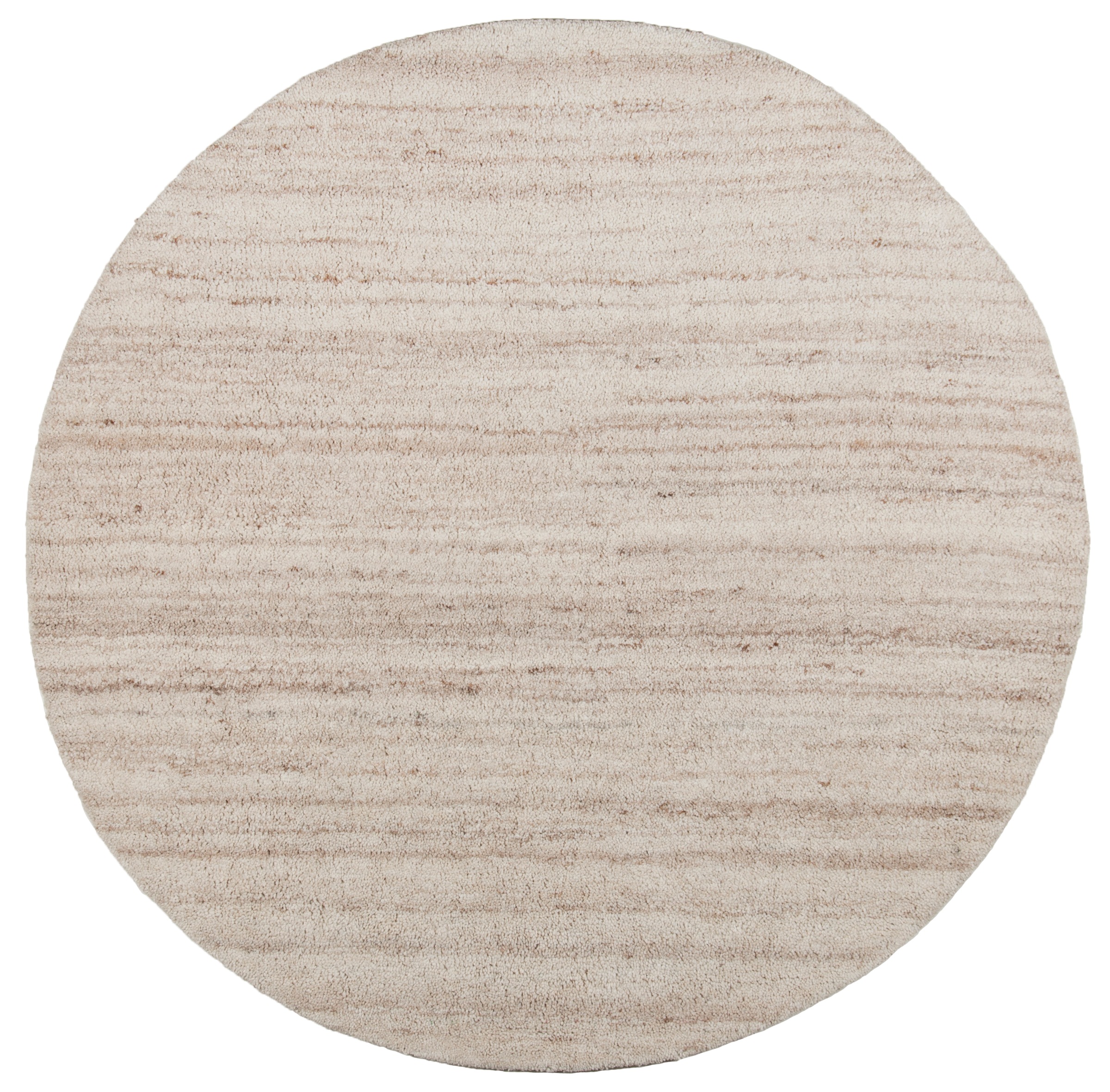 THEKO Wollteppich »Royal Berber Uni« rund 18 mm Höhe Berber Optik, reine Wolle, auch in rund, Wohnzimmer, Schlafzimmer