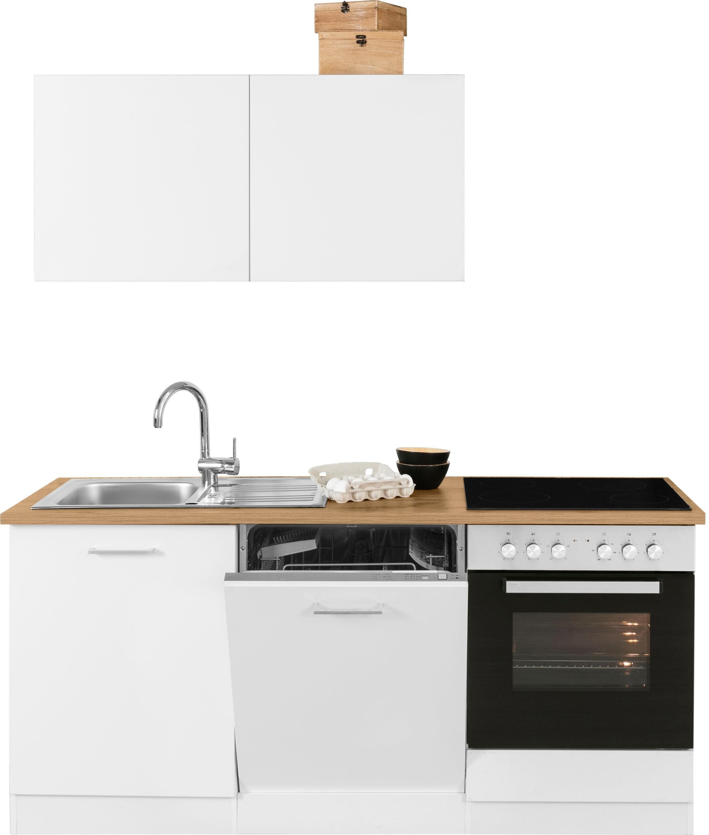 Küchenzeile »Kehl«, ohne E-Geräte, Breite 180 cm, für Geschirrspülmaschine