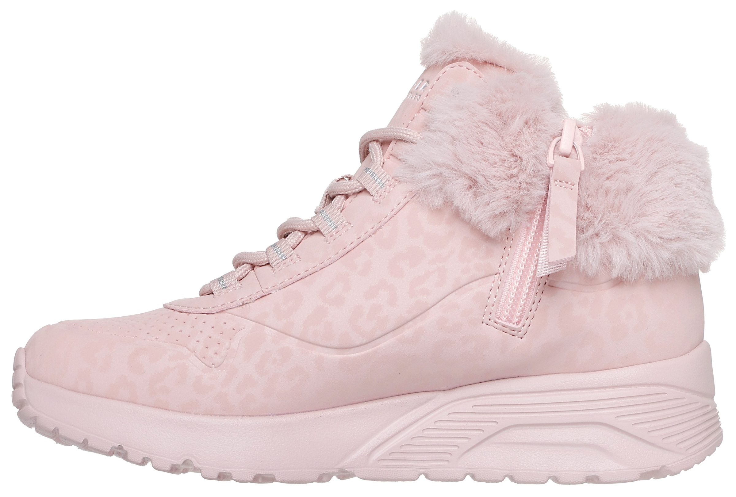 Skechers Winterboots »UNO LITE«  Schnürboots mit Reißverschluss, Größenschablone zum Download