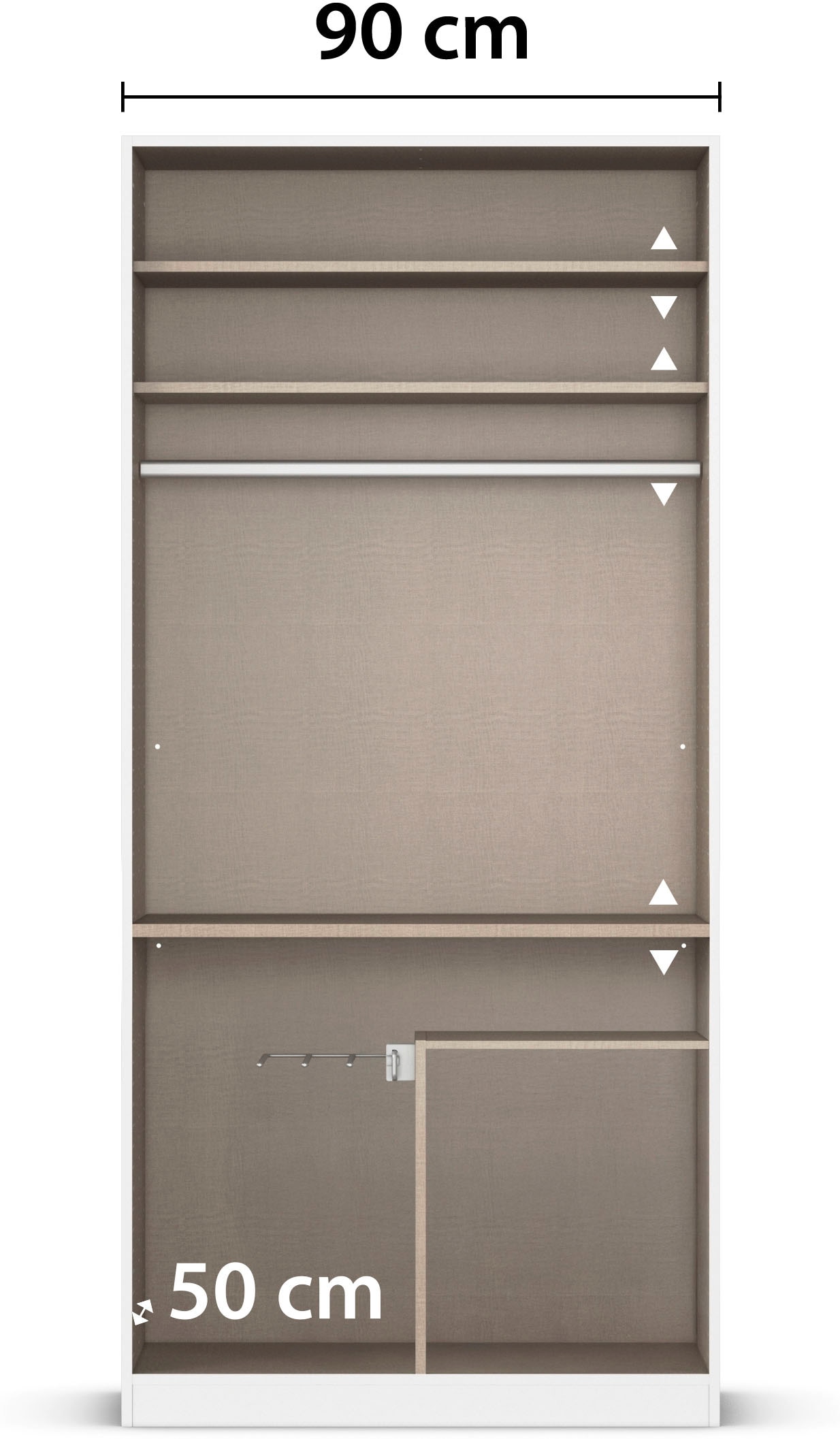 rauch Jugendzimmer-Set »Kinderzimmer Komplettzimmer Schlafzimmer-Set (4-tlg.) MARLENE«, (Set, 4 tlg., in 3 verschiedenen Ausstattungen BASIC/CLASSIC/PREMIUM), erhältlich in verschiedenen Bett- und Schrank-Breiten MADE IN GERMANY