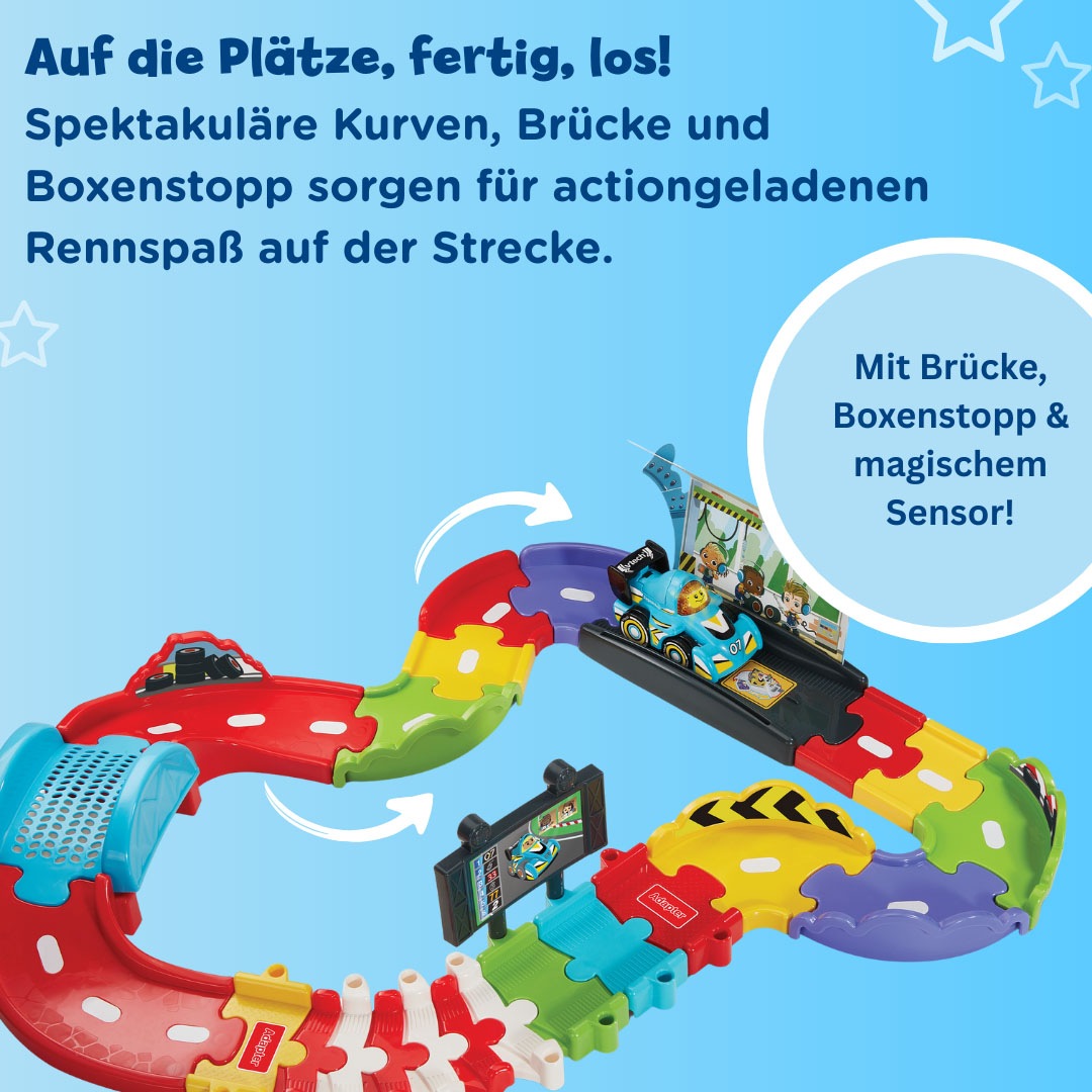 Vtech® Autorennbahn »Tut Tut Baby Flitzer - Kleine Rennstrecke« inklusive Tut Tut Baby Flitzer