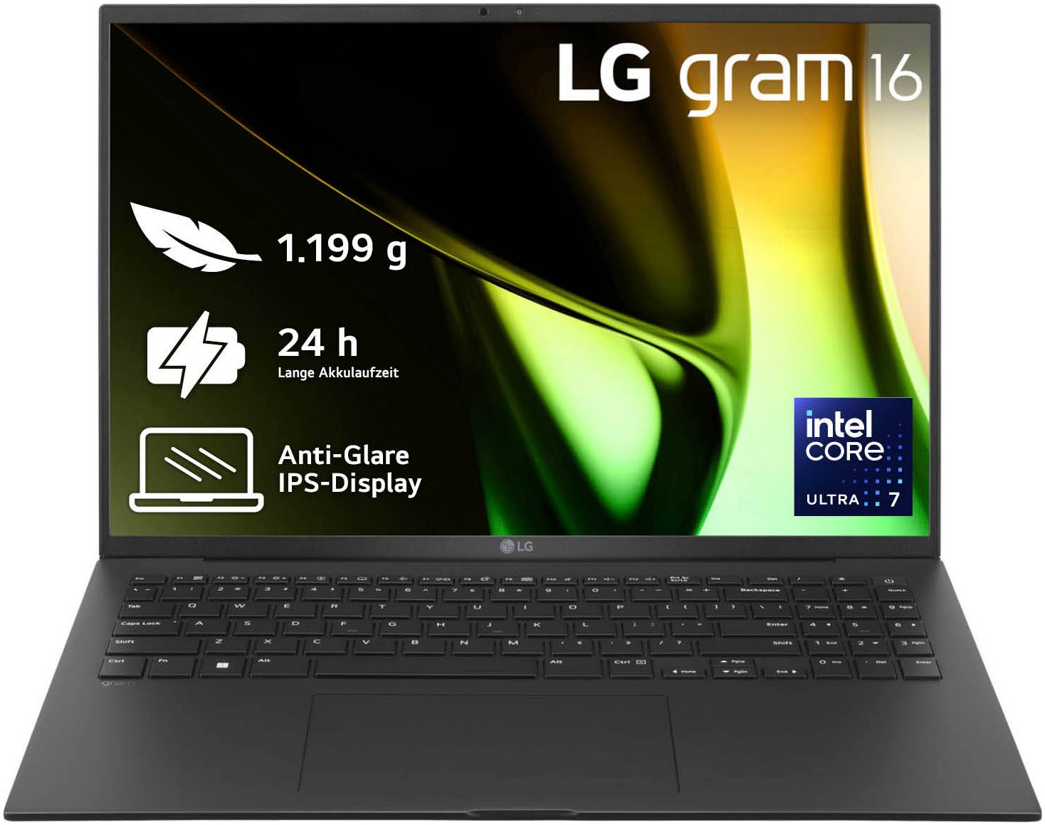 Business-Notebook »Gram 16" Ultralight Laptop, IPS-Display, 16 GB RAM, Windows 11...