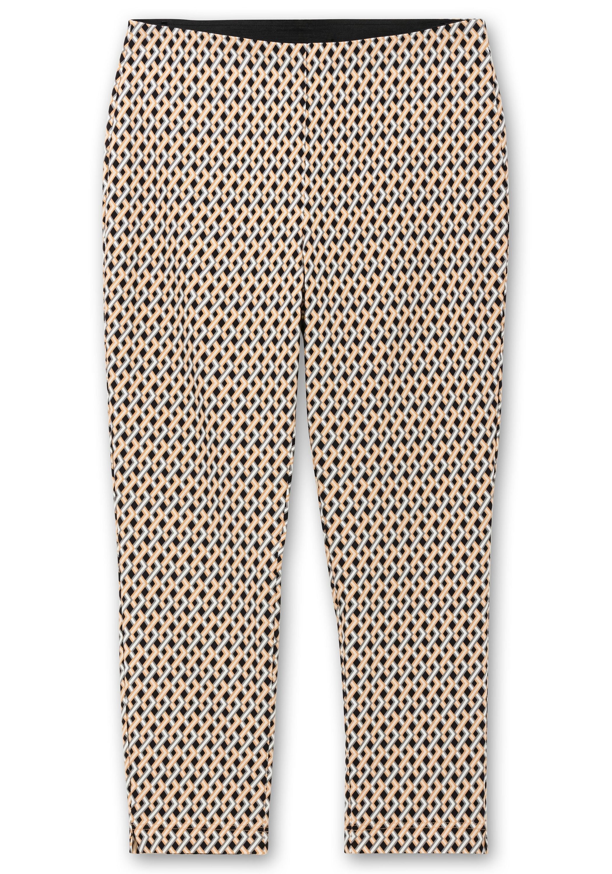 Sheego Schlupfhose »Schmale Hose mit Grafik-Alloverprint«