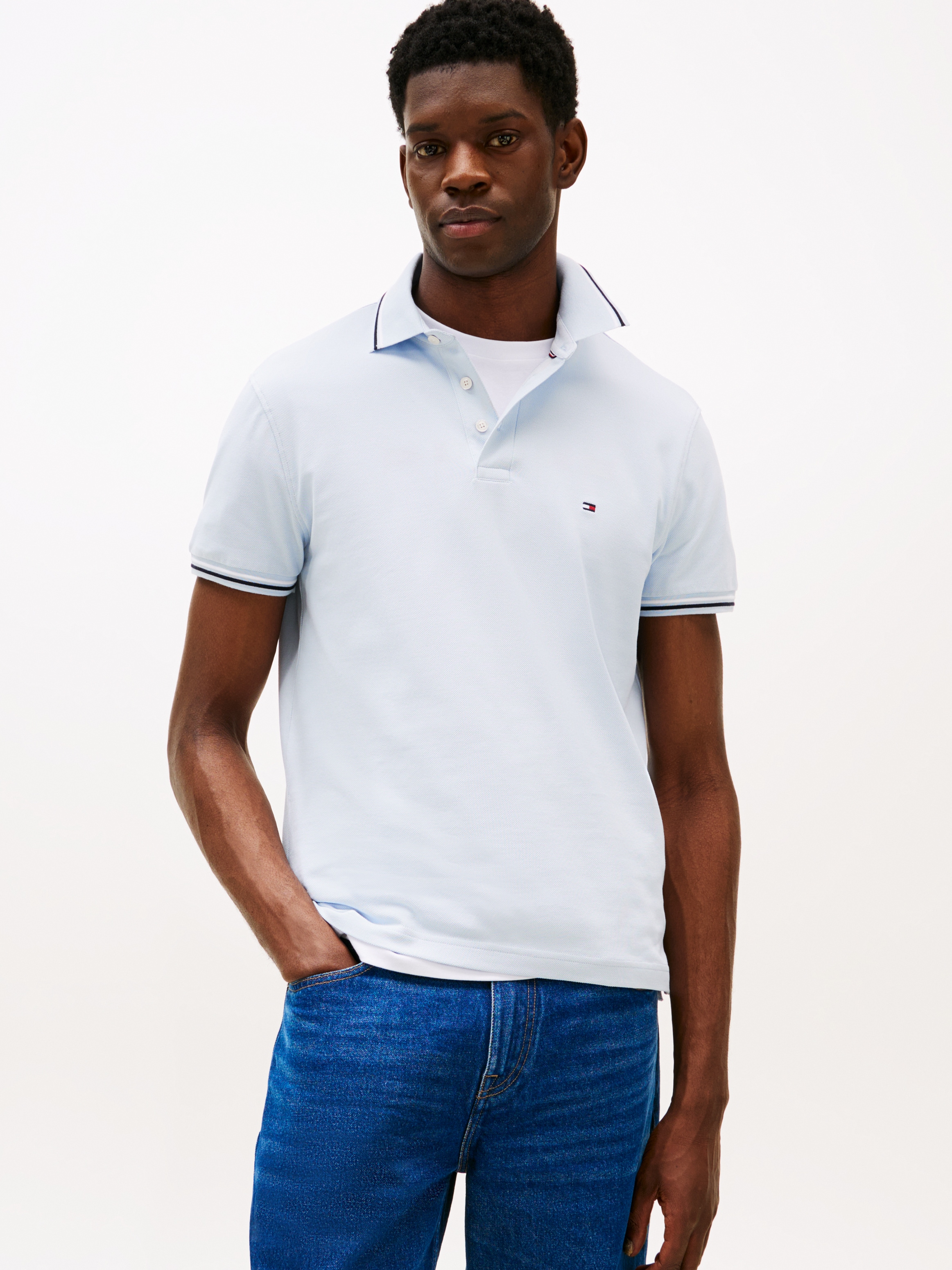Tommy Hilfiger »TOMMY TIPPED SLIM POLO«