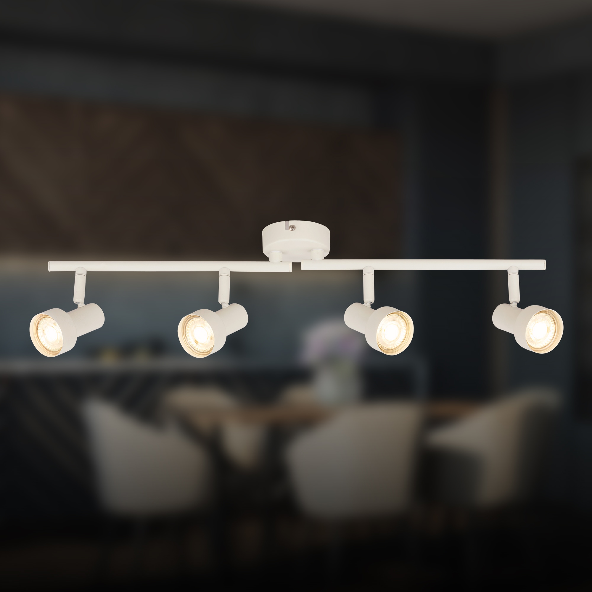 Briloner Leuchten LED Deckenspots »TAPP« GU10 1 Stk. 60,5x13,5 cm, Wohnzimmer, Schlafzimmer, Flur, Büro