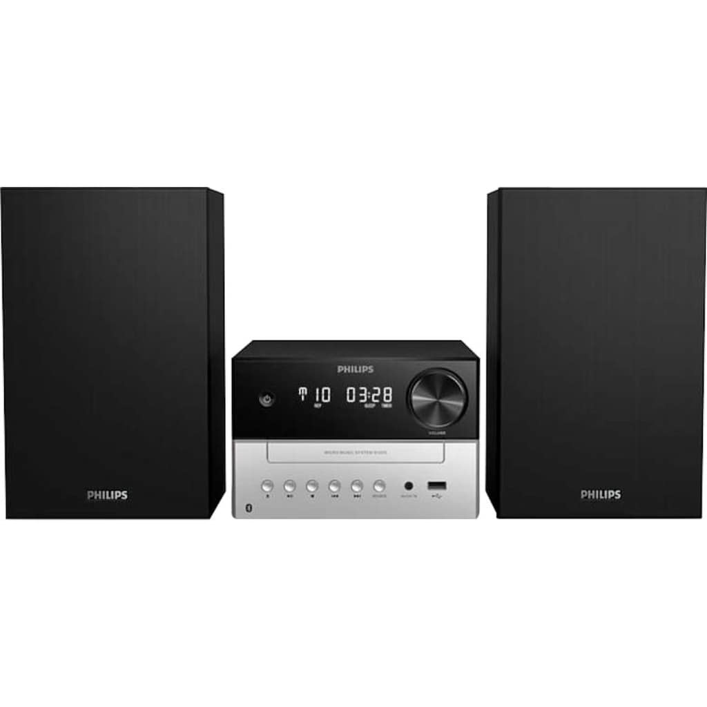 Philips Microanlage »TAM3205/12«, (A2DP Bluetooth-AVRCP Bluetooth FM-Tuner-UKW mit RDS 18 W)