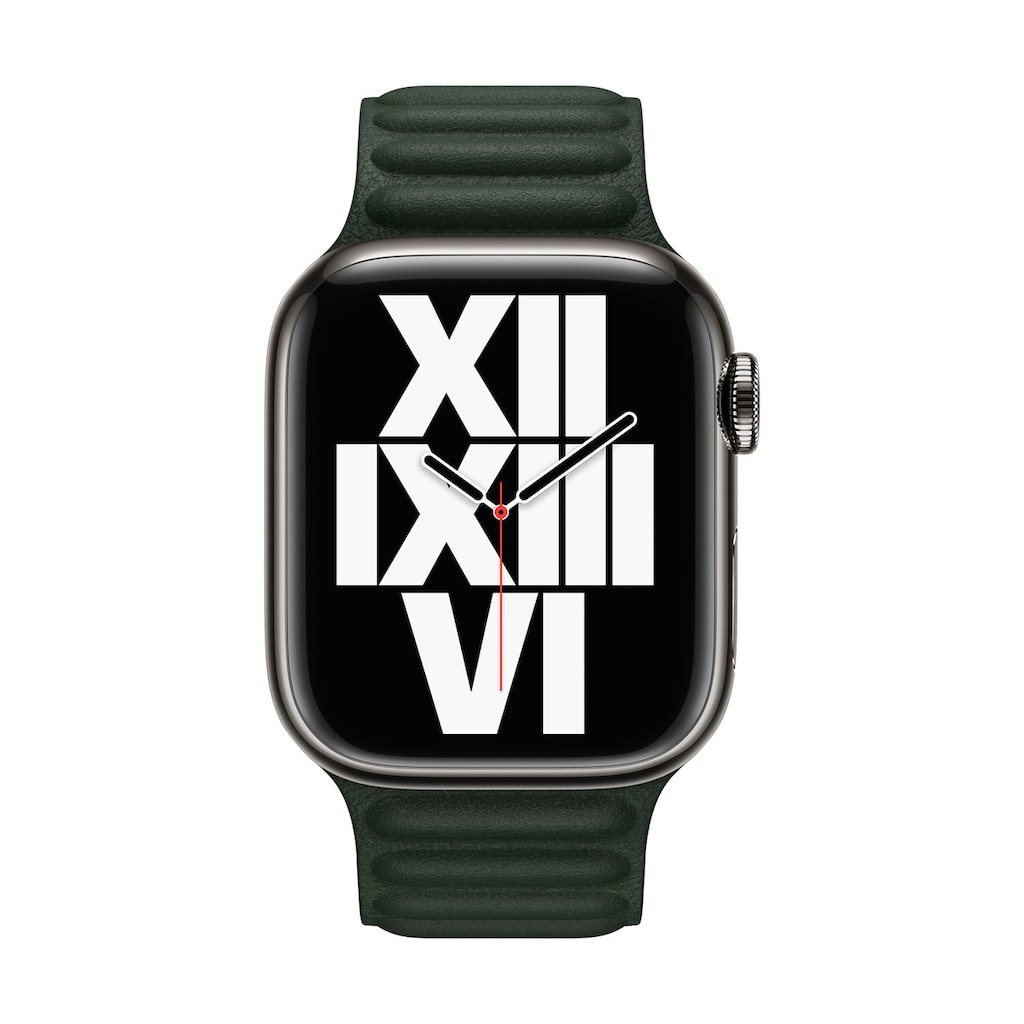 Apple Smartwatch-Armband »41 mm, Leder mit Endstück für Apple Watch, S/M«