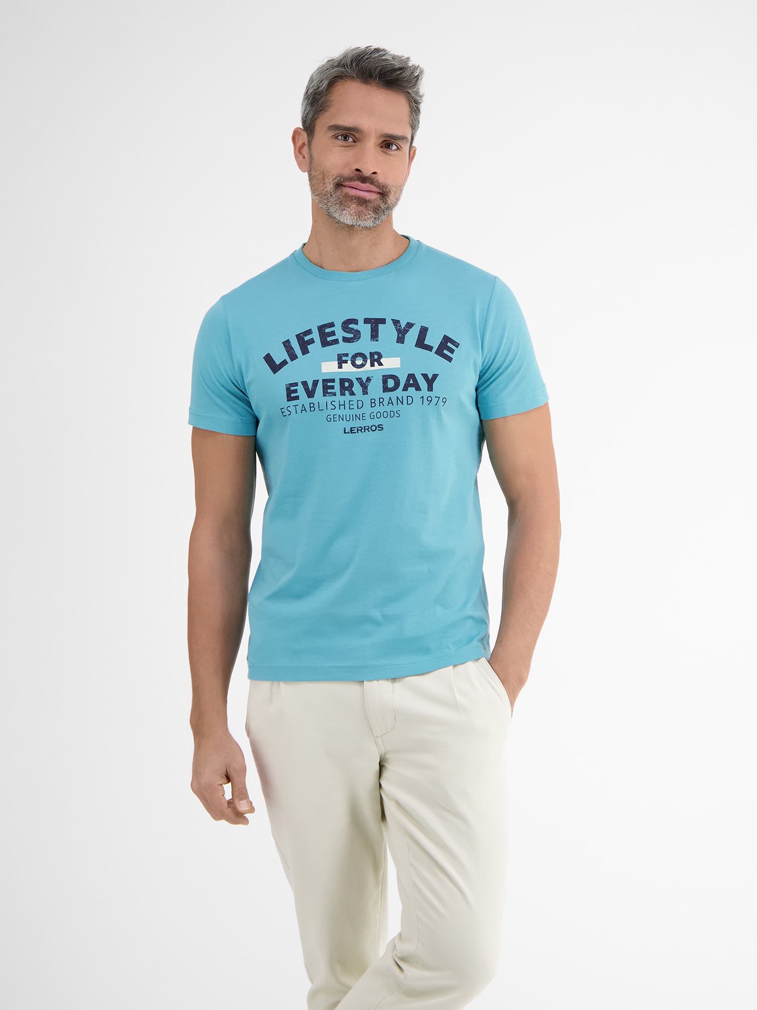 LERROS T-Shirt »LERROS T-Shirt *Lifestyle every for bei day*« ♕