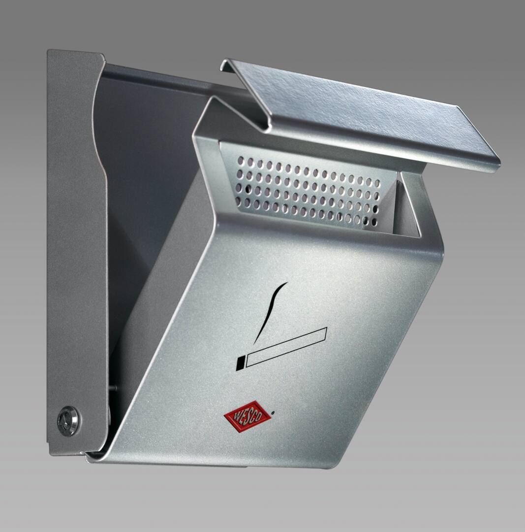 WESCO Aschekasten »Wandascher, abschließbar mit Dreikant-Verriegelung« 1 Behälter Schlüssel im Lieferumfang enthalten