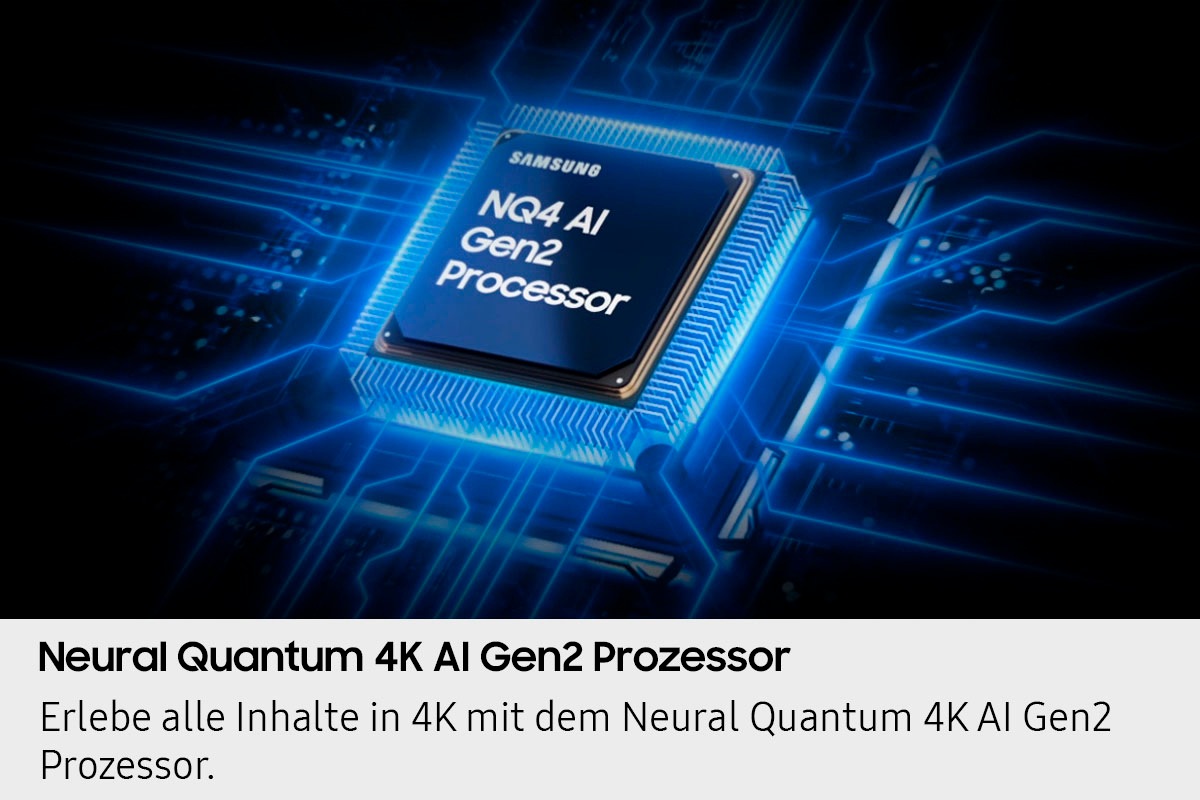 Samsung OLED-Fernseher »GQ65S85FAE«, 4K Ultra HD, Smart-TV, HDR, Dolby Atmos & AI Sound, Pantone Farben, Gaming Hub, bis zu 120Hz