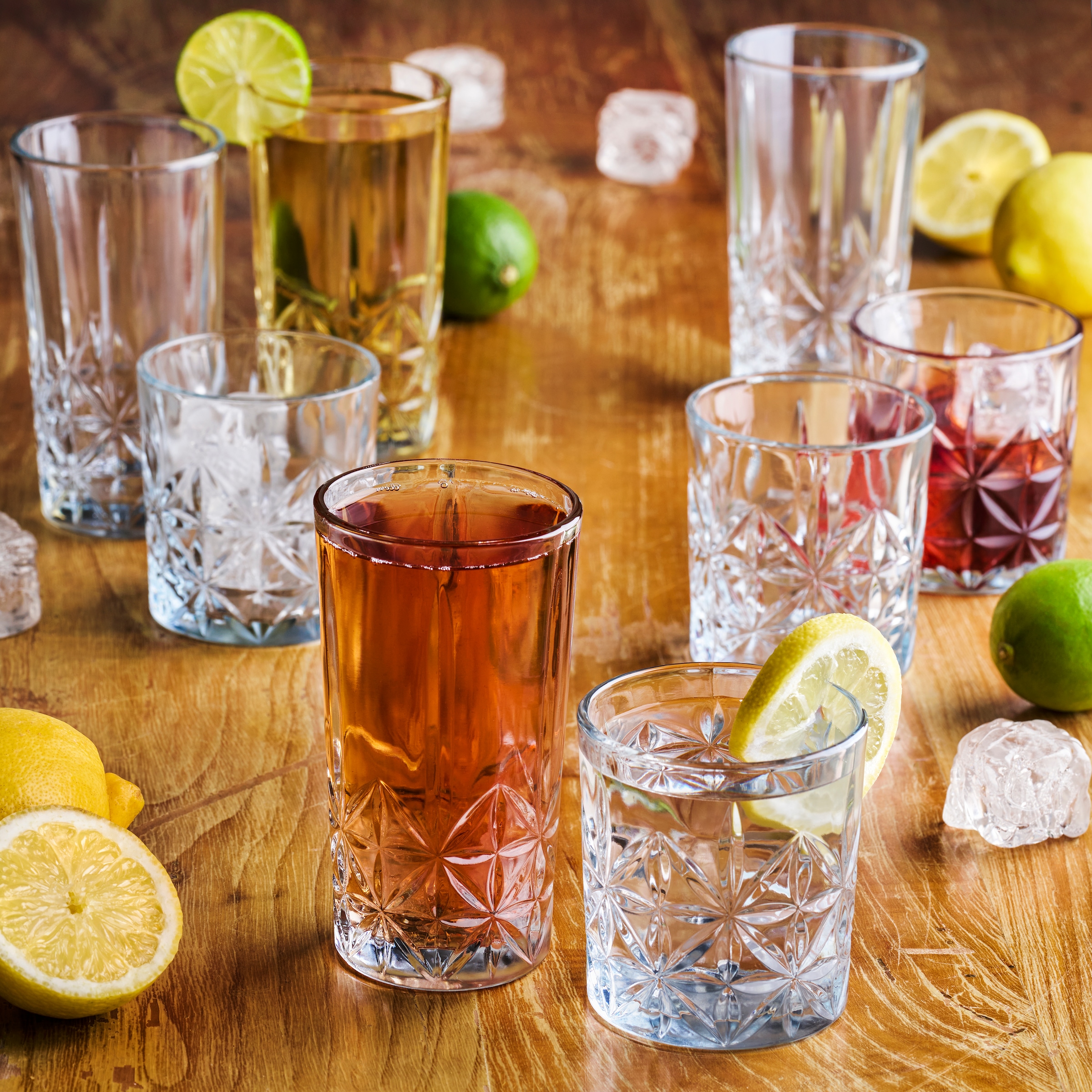 van Well Longdrinkglas »Longdrinkgläser 260 ml Marc, 4 Stück« Kristalloptik, spülmaschinengeeignet