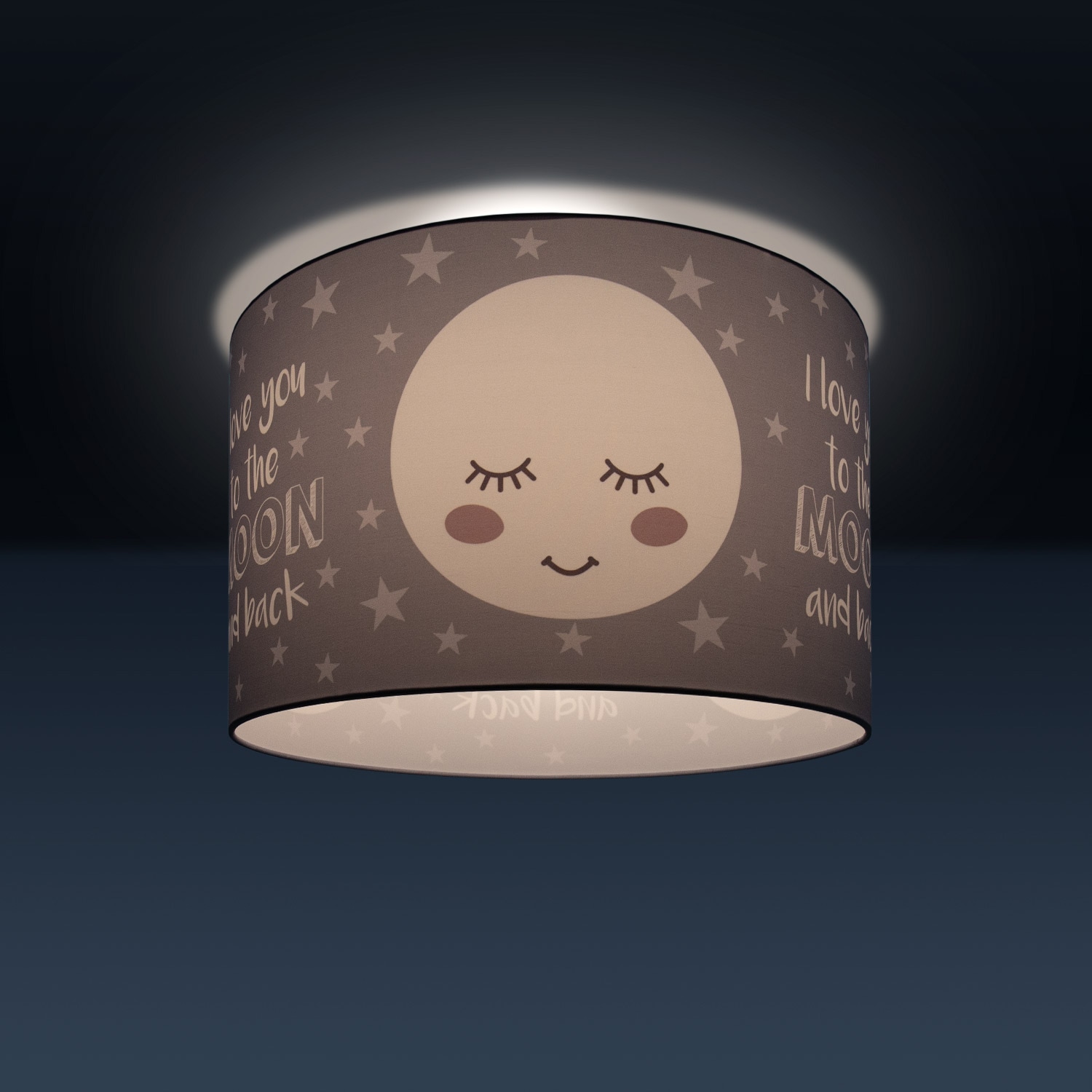 Paco 3 Kinderlampe XXL 103«, E27 kaufen mit LED online Lampe Garantie | 1 Home Deckenlampe Mond-Motiv, Jahren Kinderzimmer »Aleyna flammig-flammig, Deckenleuchte