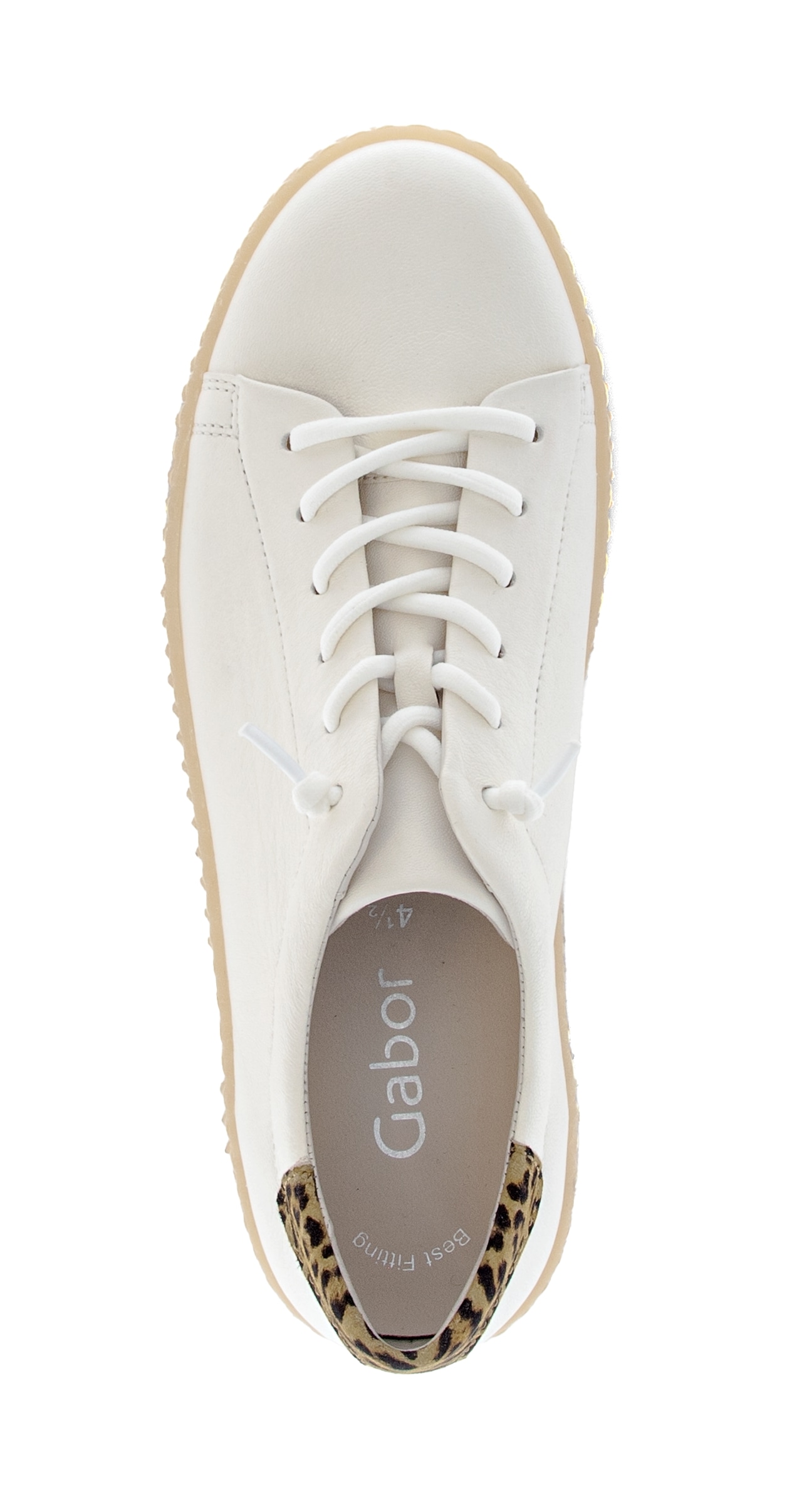 Gabor Slip-On Sneaker  , Freizeitschuh, Halbschuh, Slipper mit Kontrastbesatz an der Ferse