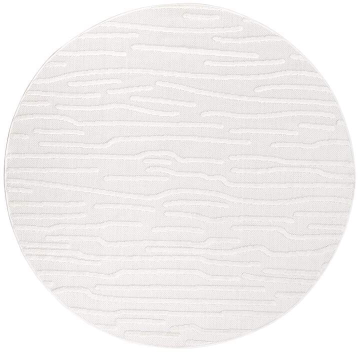 Carpet City Teppich »In-& Outdoorteppich Santorini 450, 3D-Effekt, Gestreift« rund 5 mm Höhe Wetterfest & UV-beständig für Terrasse, Balkon, Küche, Flur