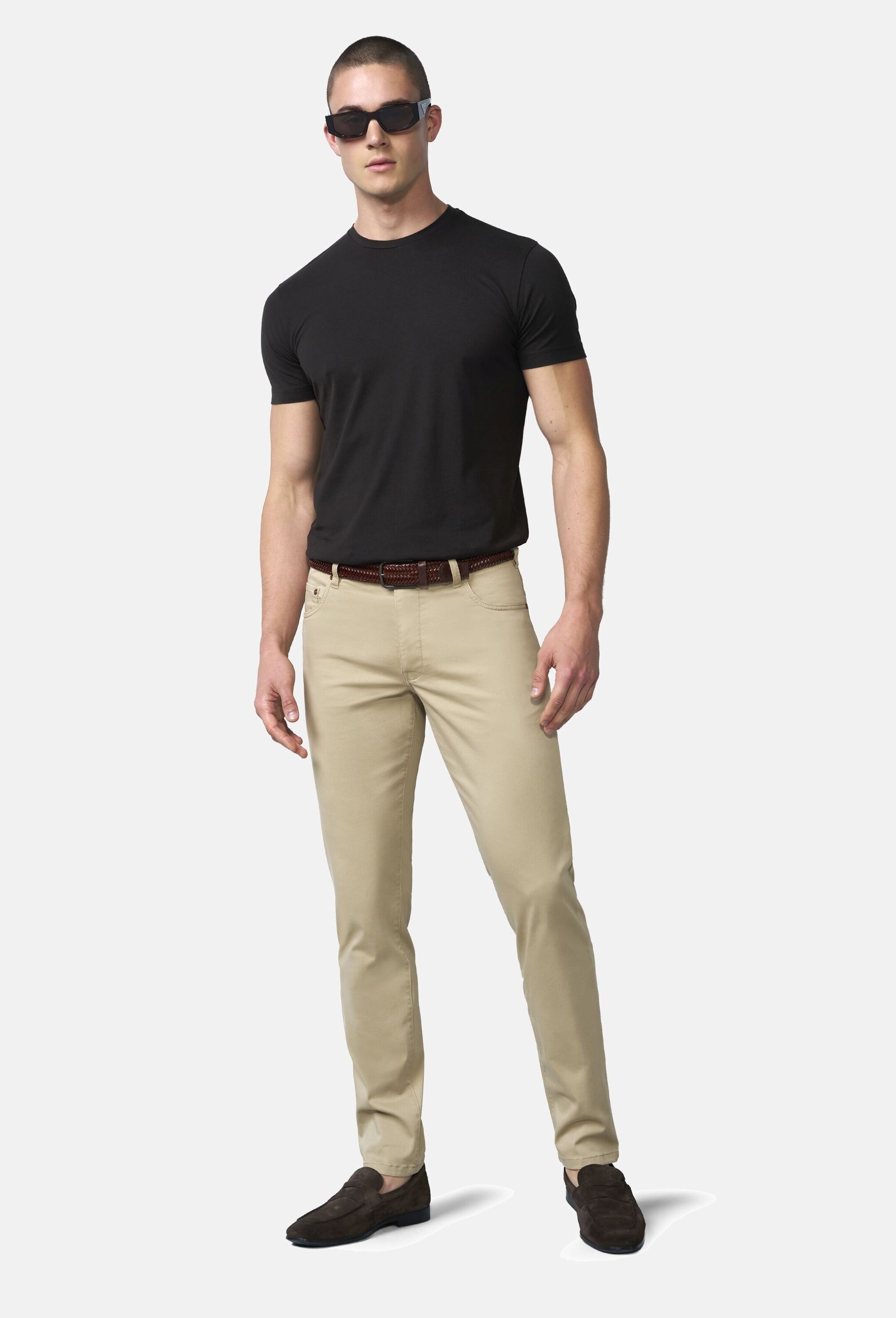 MEYER Chinohose »M5 Five 9-6106«  in Premium Satin M5 Serie