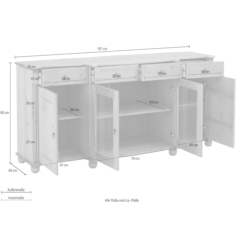 Home affaire Sideboard »Ferrera«