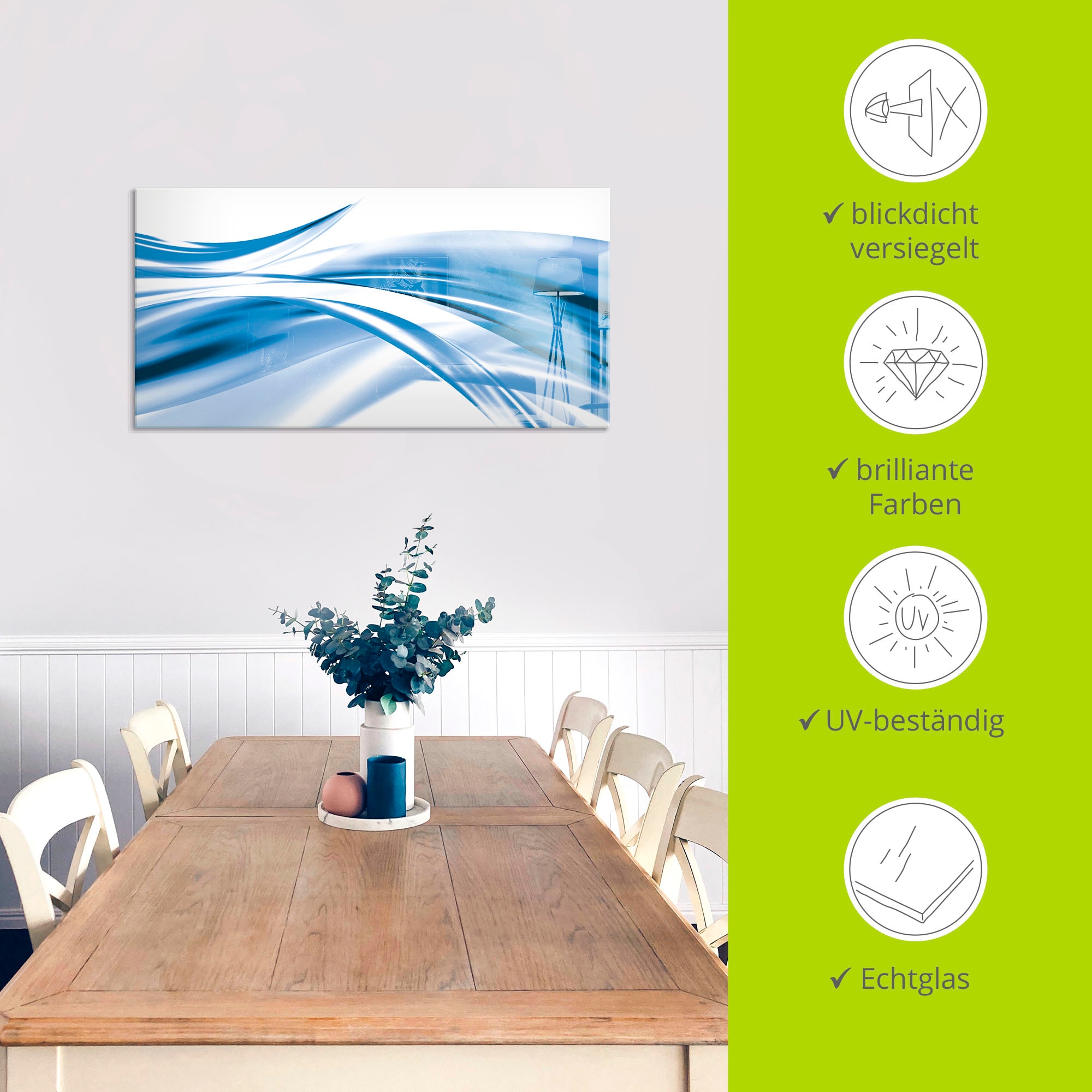 Artland »Schöne Welle - Abstrakt« Gegenstandslos 1 Stk. tlg. in verschiedenen Größen