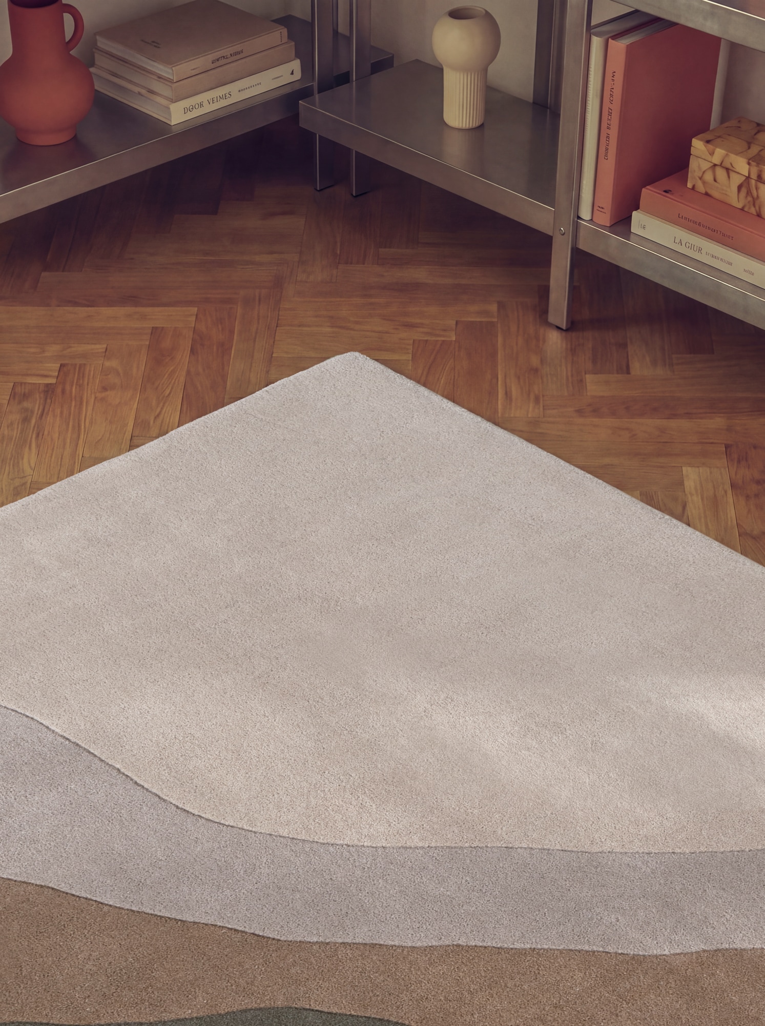 Ted Baker Wollteppich »Flood« rechteckig 17 mm Höhe Wolle, Naturteppich, Handgemacht, Wohnzimmer, Schlafzimmer, Bunt