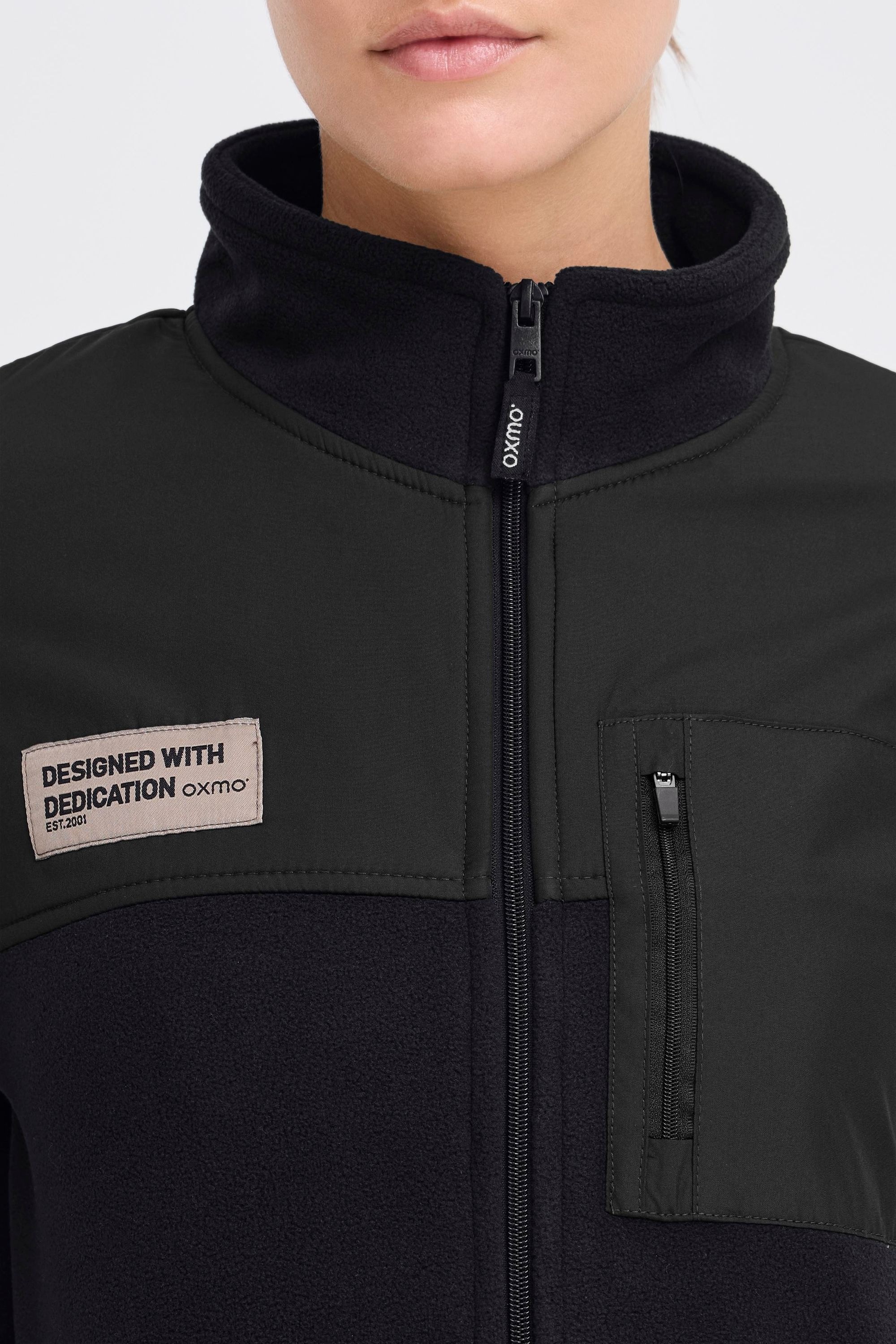 OXMO Trainingsjacke »Trainingsjacke OXNETE FLEECE JACKET«
