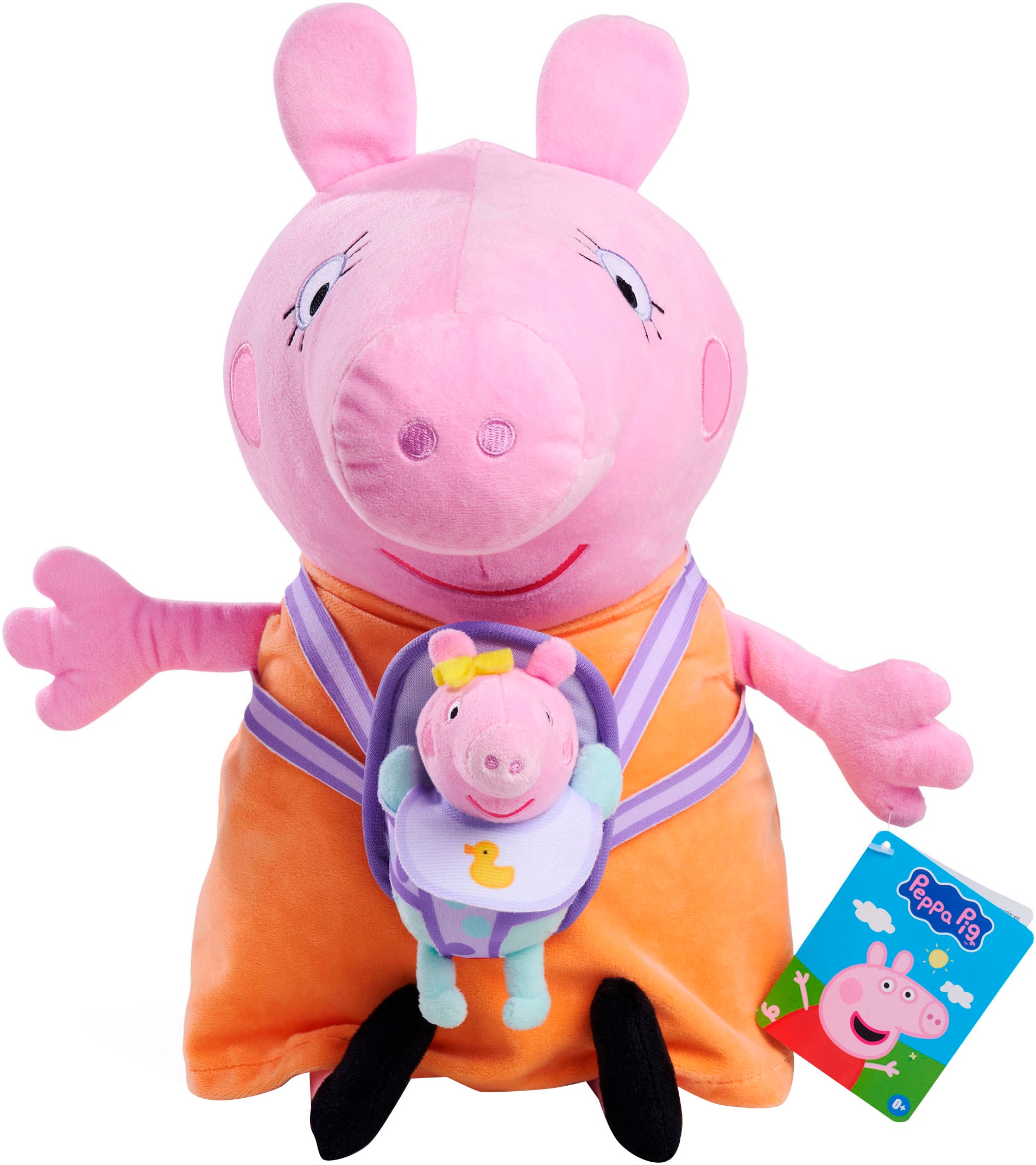 SIMBA Plüschfigur »Peppa Pig - Mama Wutz mit Evie, 33 cm«
