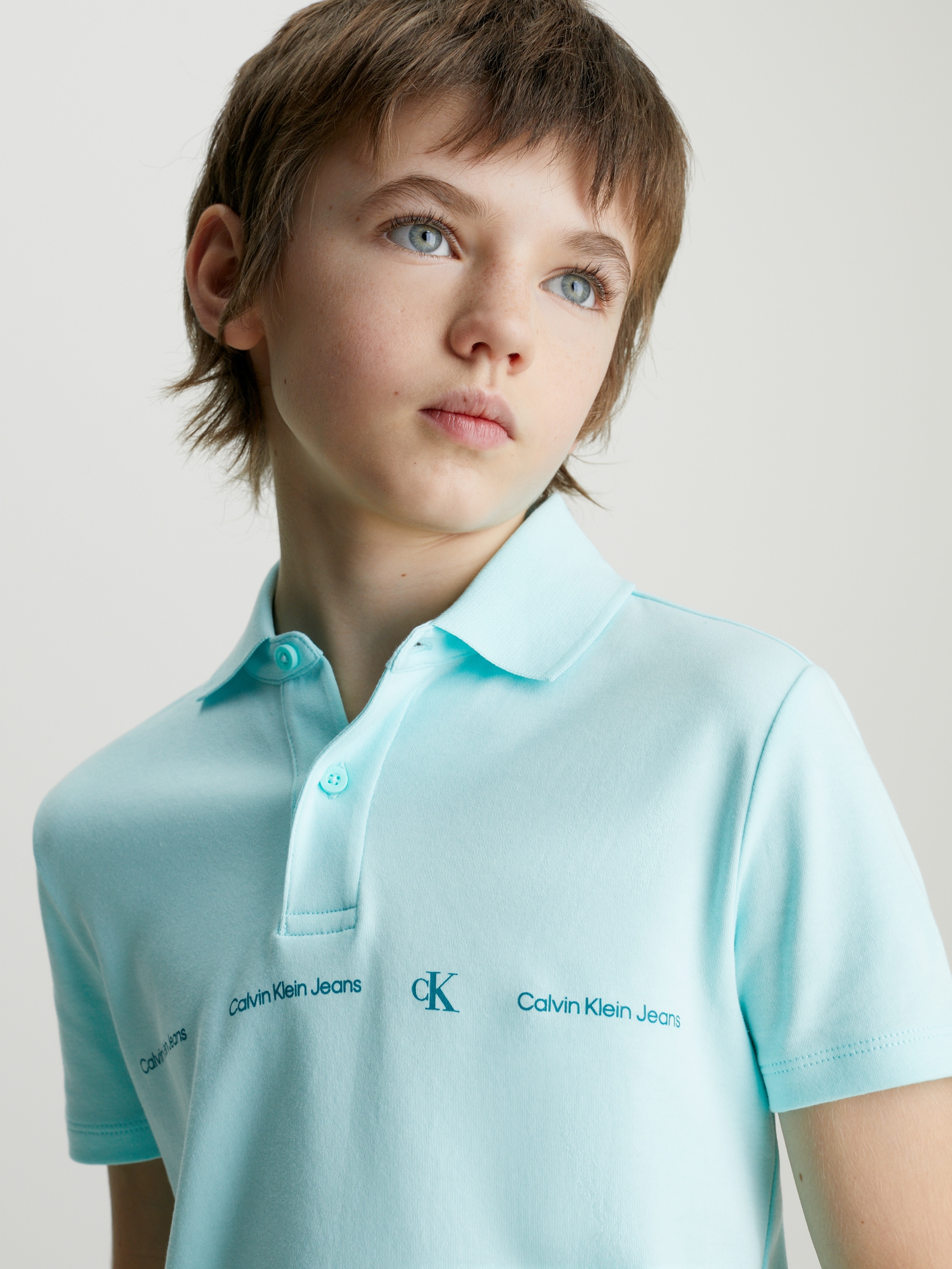 Calvin Klein Jeans Poloshirt »MINIMALISTIC INST. REG. POLO«, Kinder bis 16 Jahre