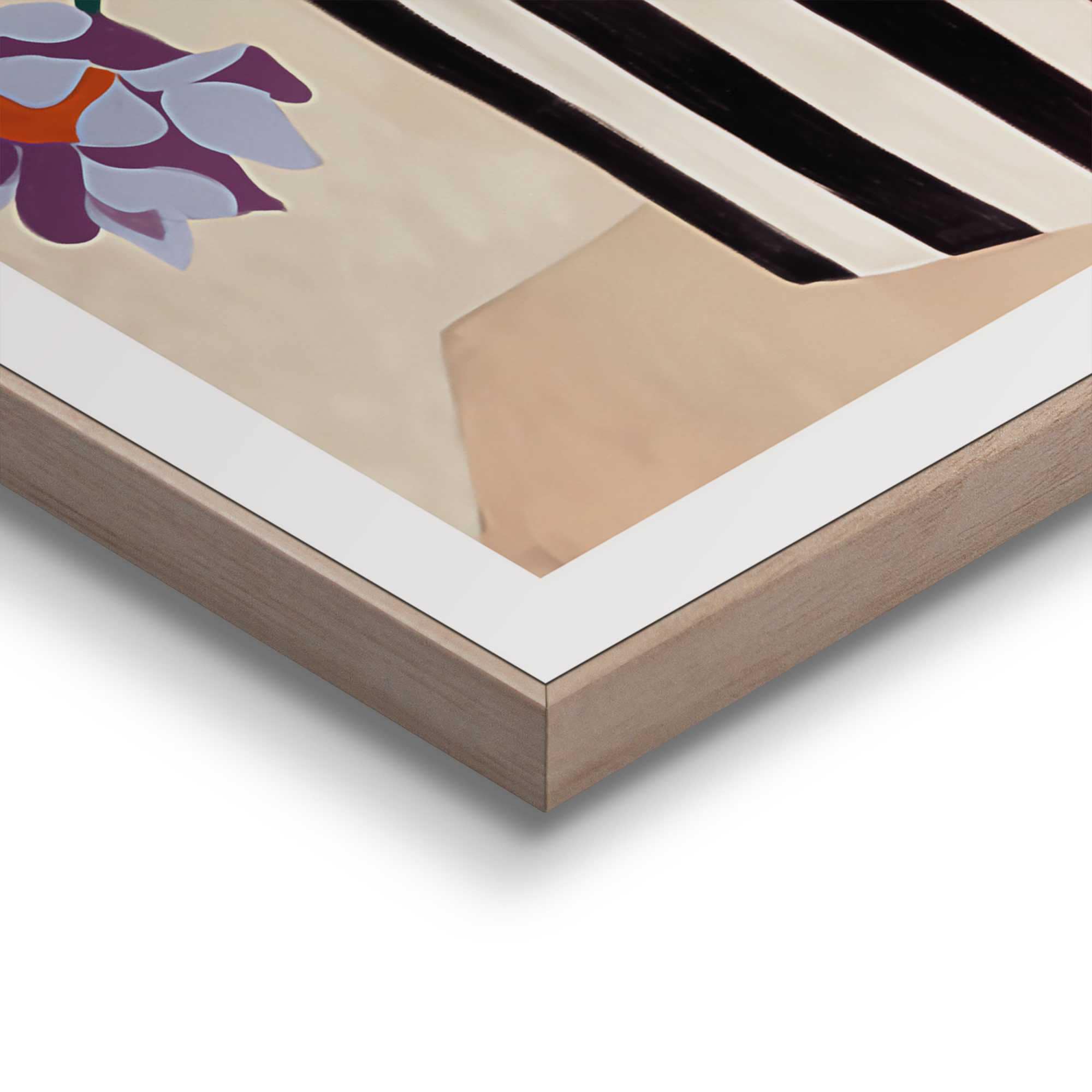 Reinders! Poster »Funky Flowers« Wohnzimmer - Blumen - Vase - Mehrfarbig - MDF - Blumen und Pflanzen