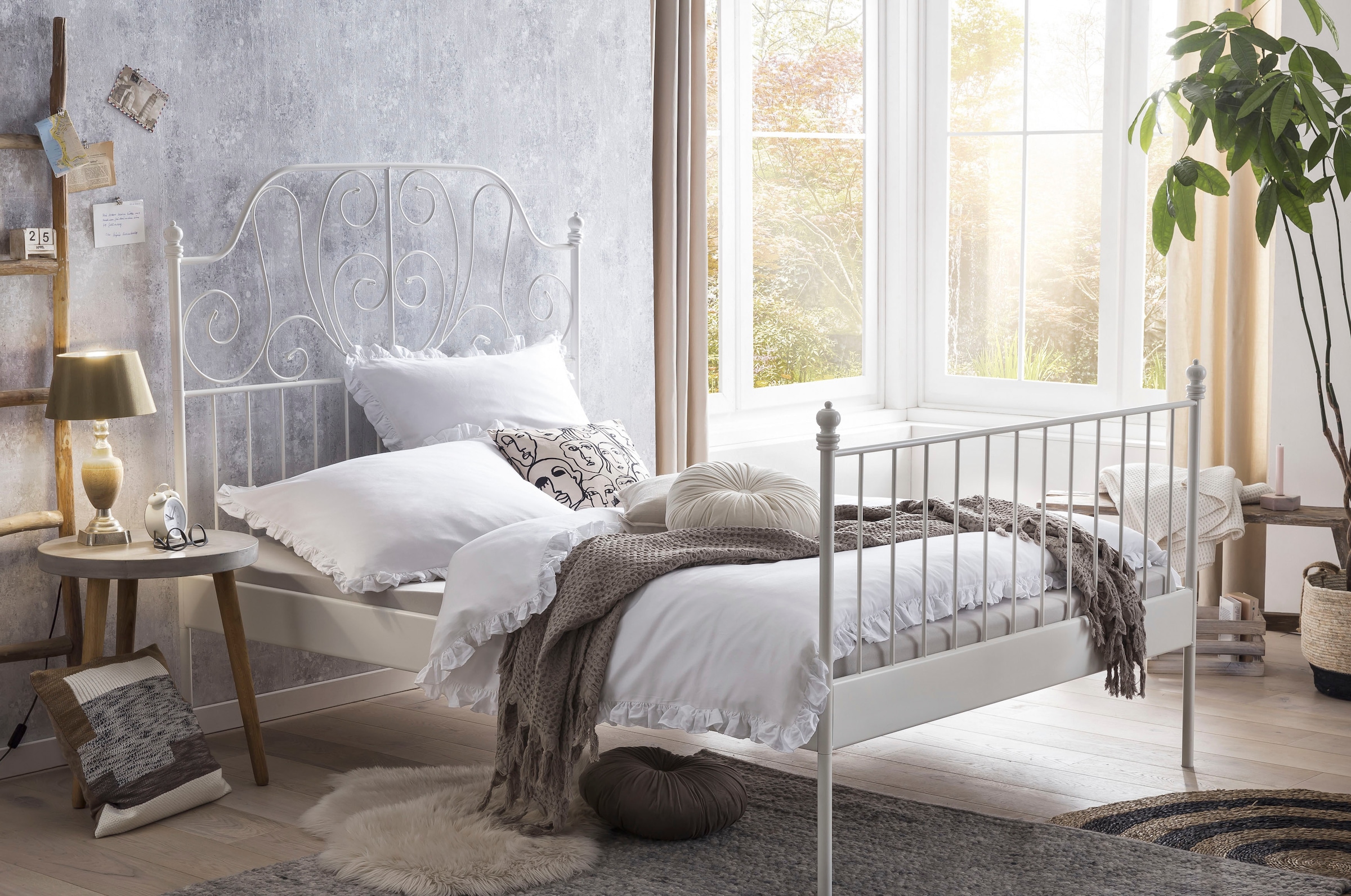 done.® Wohndecke »Ella«, Wohndecke mit Waffelstruktur und handgeknoteten Fransen, Kuscheldecke