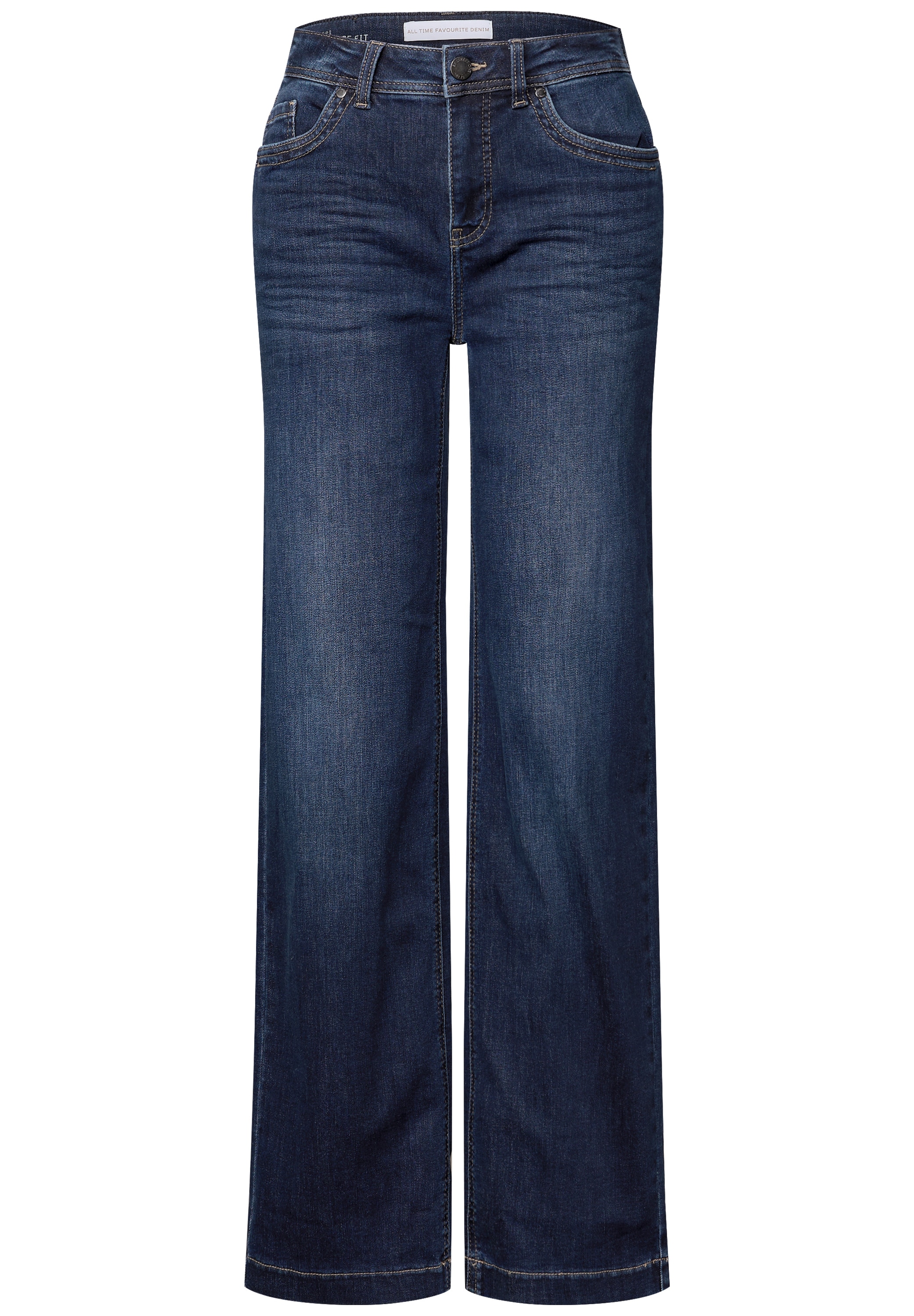 STREET ONE Weite Jeans »Style Denim Wide Leg«, im 5-Pocket-Style und mit Stretch