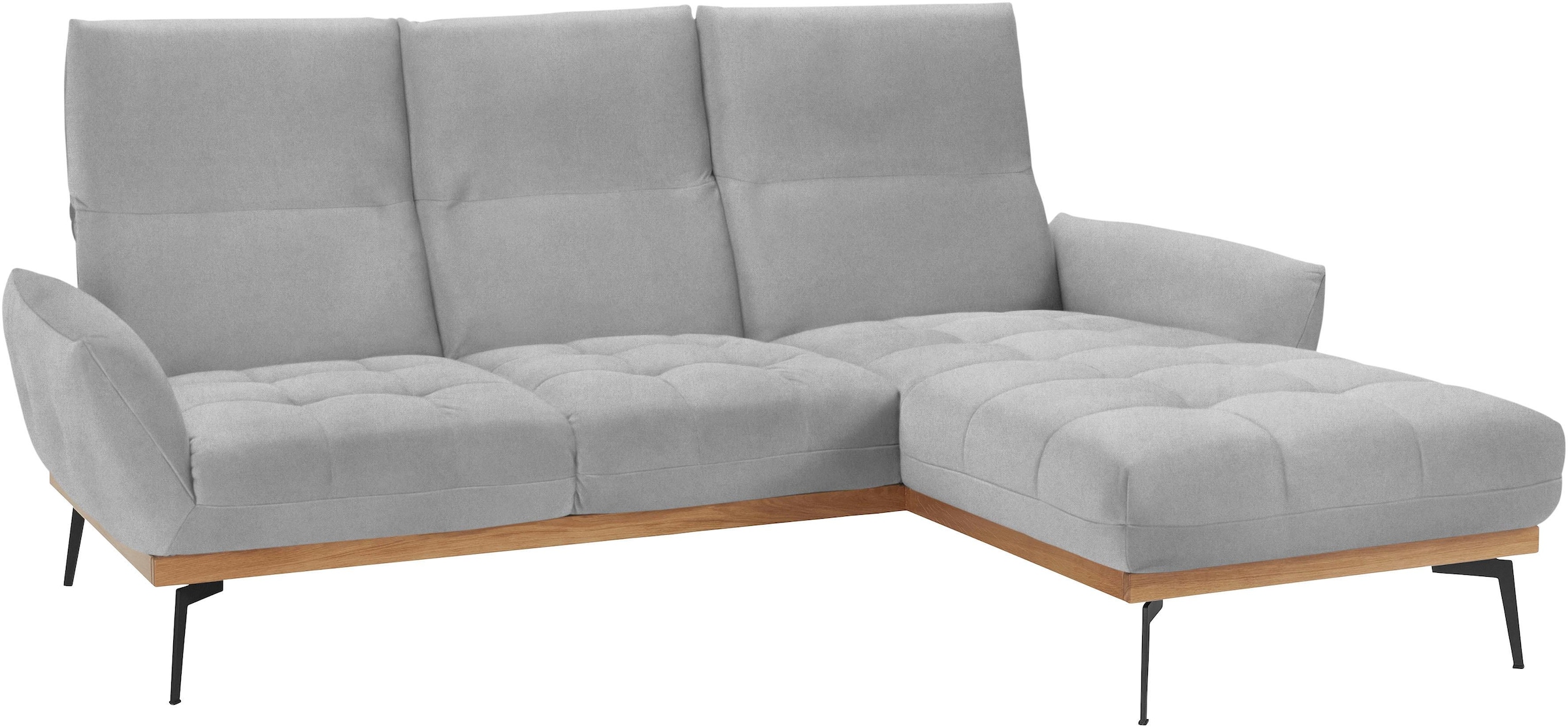 exxpo - sofa fashion Ecksofa »Palíc, inkl. Rückenverstellung, bequem, elegant, Breite 245cm, L-Form«