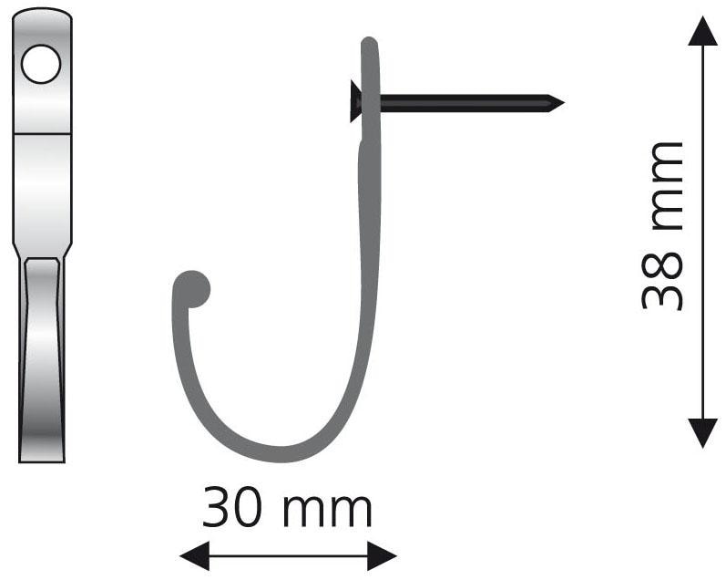 Liedeco Zierhaken, für Vorhänge