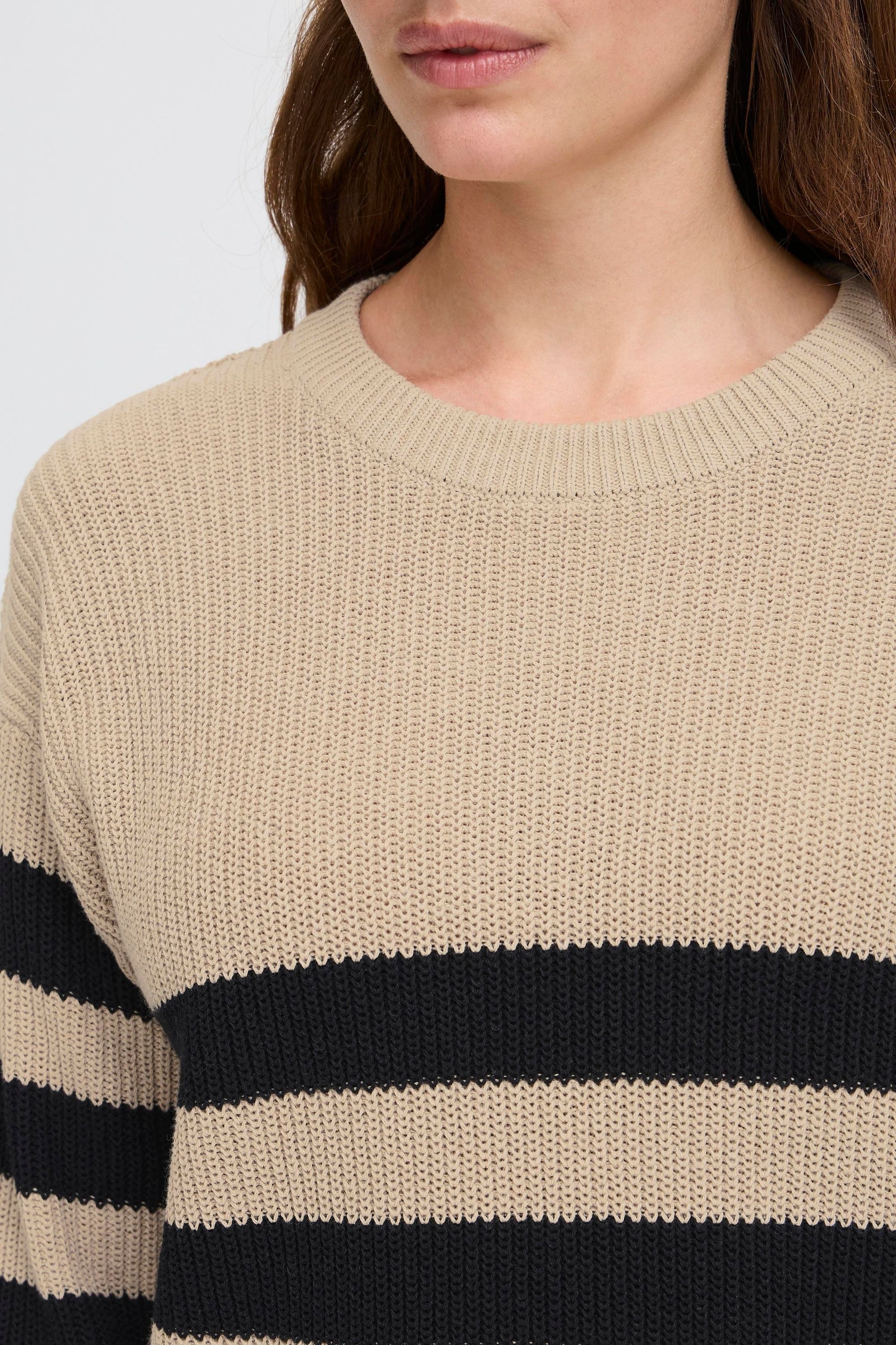 OXMO Strickfleece-Pullover »Strickpullover OXKAVINA«