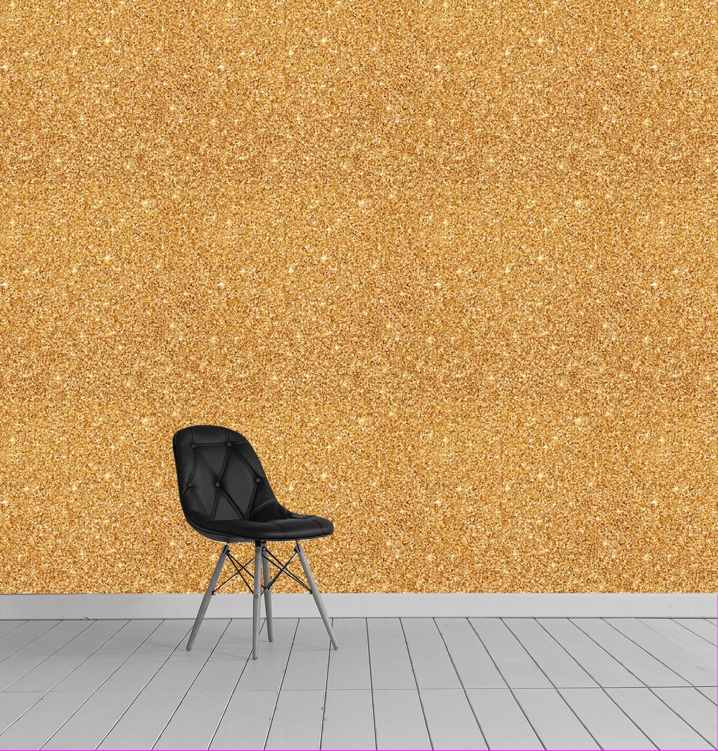 queence Vinyltapete »Amira, gold«, bedruckt-clean-unifarben-minimalistisch-Abriebeffekte-Steinoptik, 90x250cm, selbstklebend, kinderleichte Anbringung, Sticker