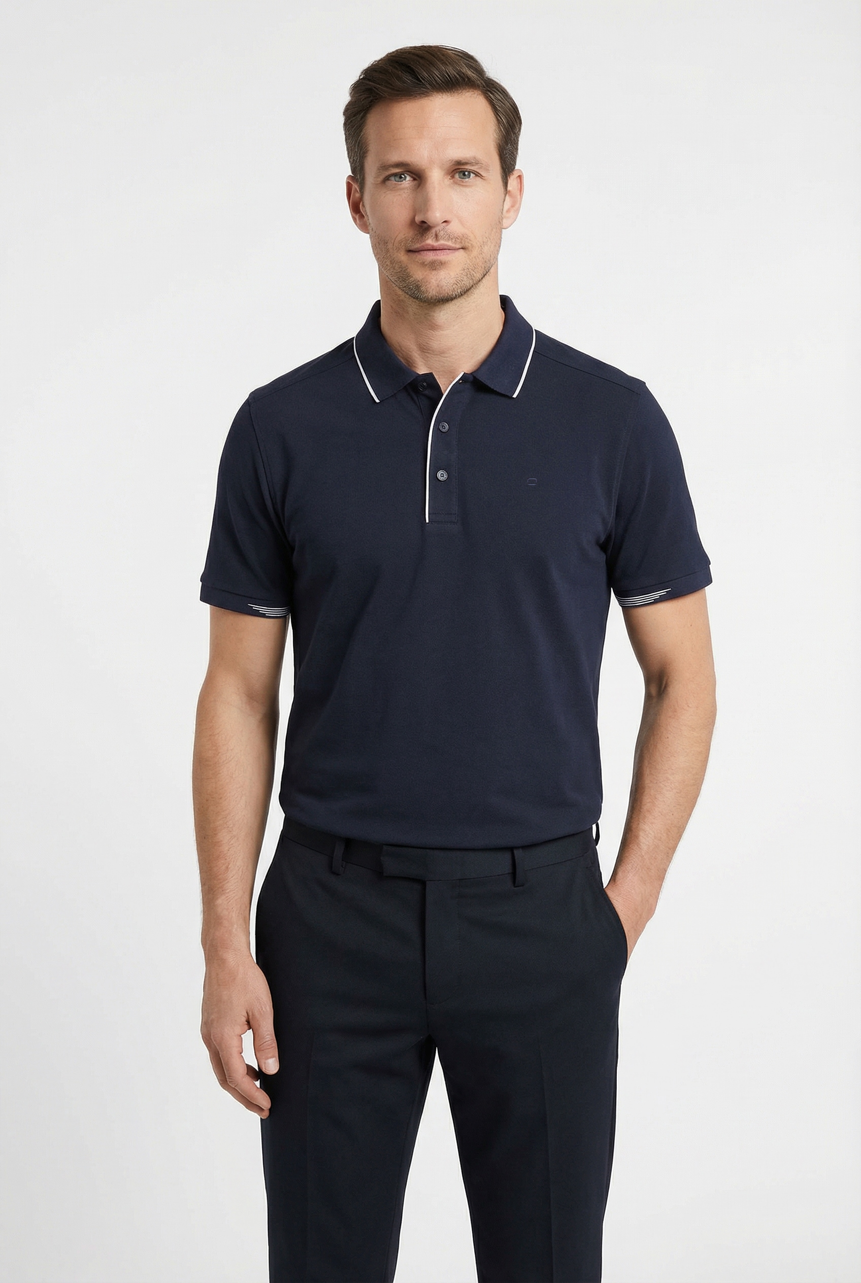 OLYMP Poloshirt »OLYMP Wirk Casual - Polo«