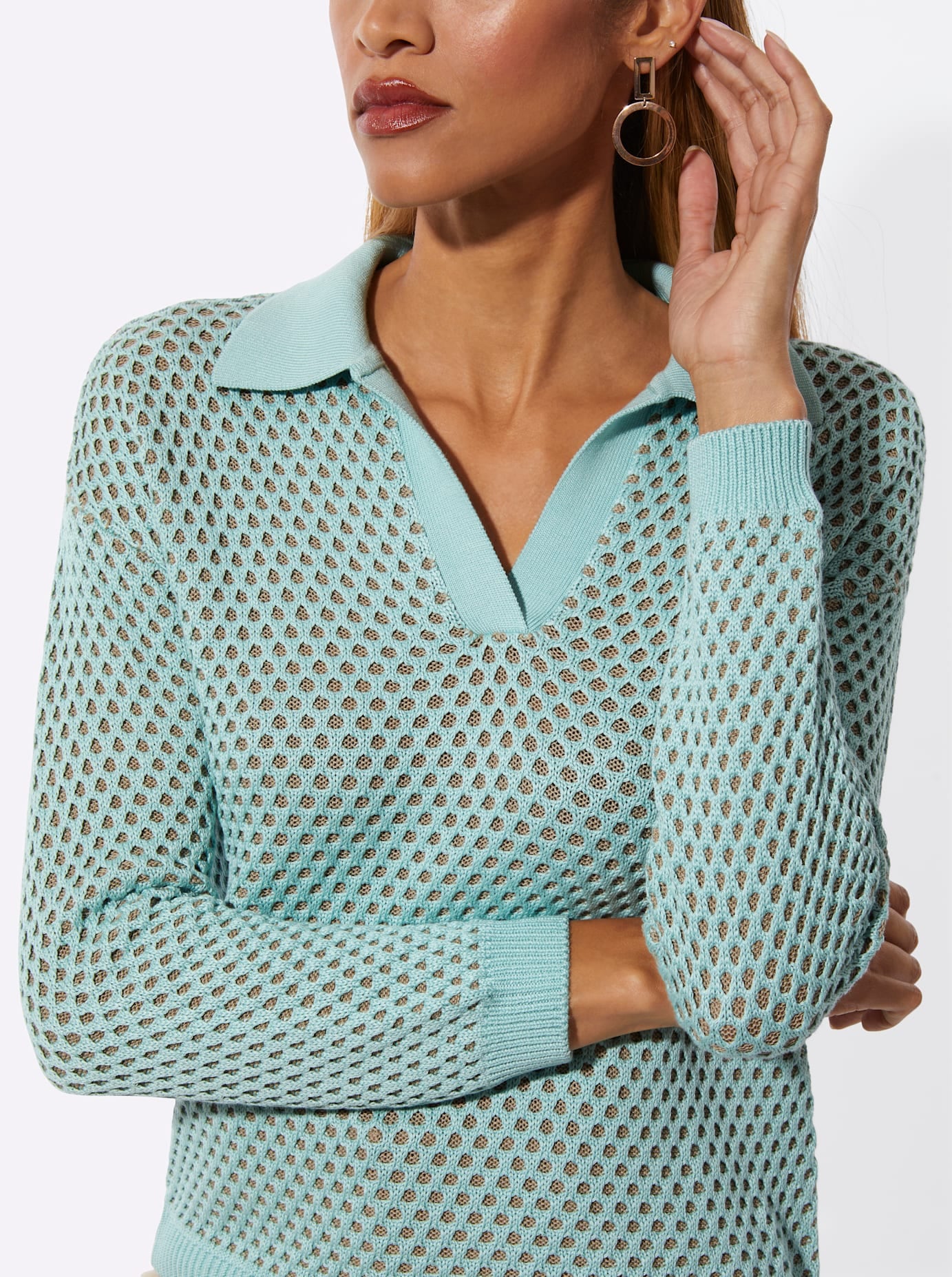 creation L Strickpullover »Ajour-Pullover«
