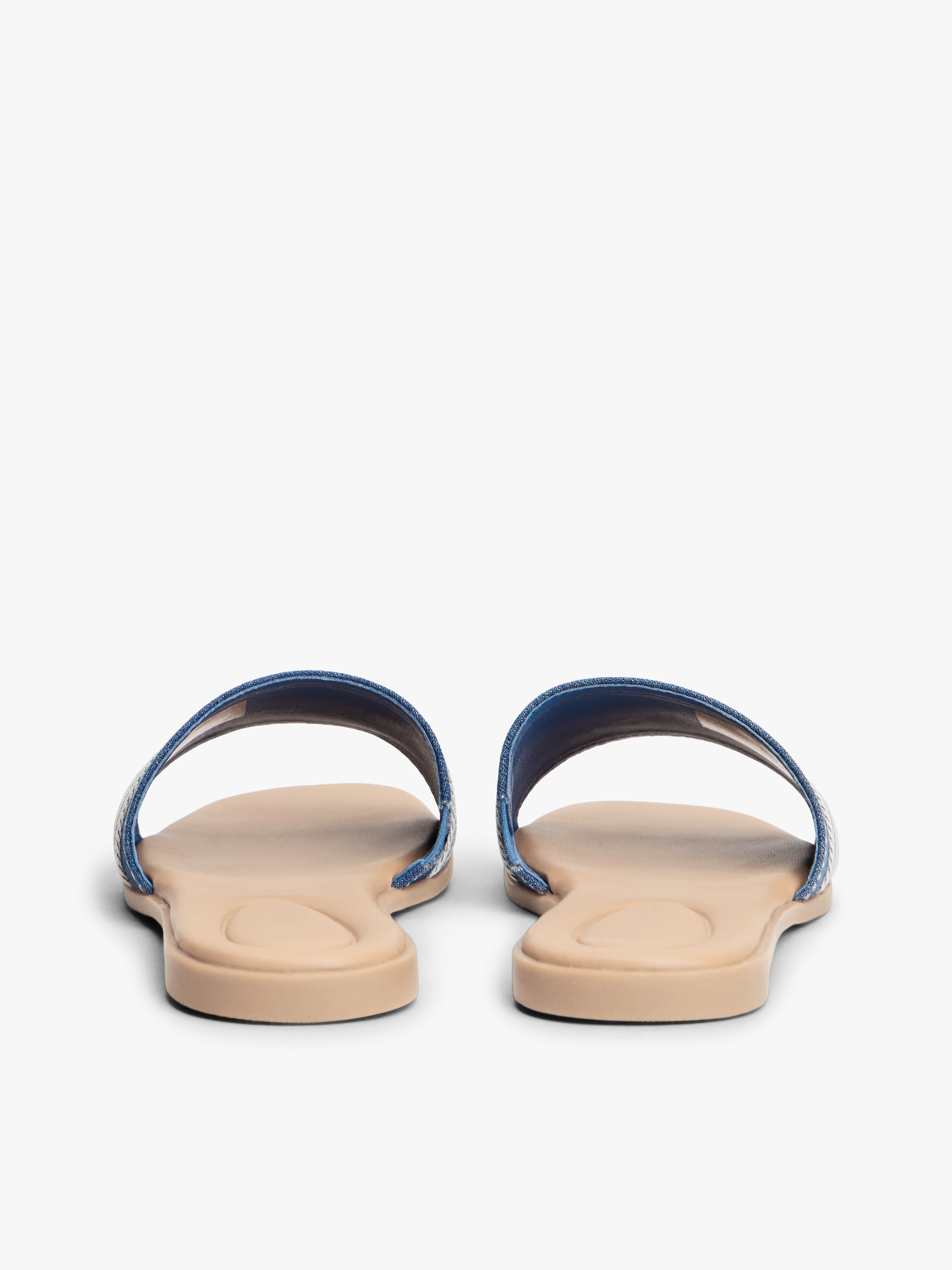 Tommy Hilfiger Pantolette »FLAT MULE WEBBING«  Sommerschuh, Flats mit modischem Kontrastbesatz