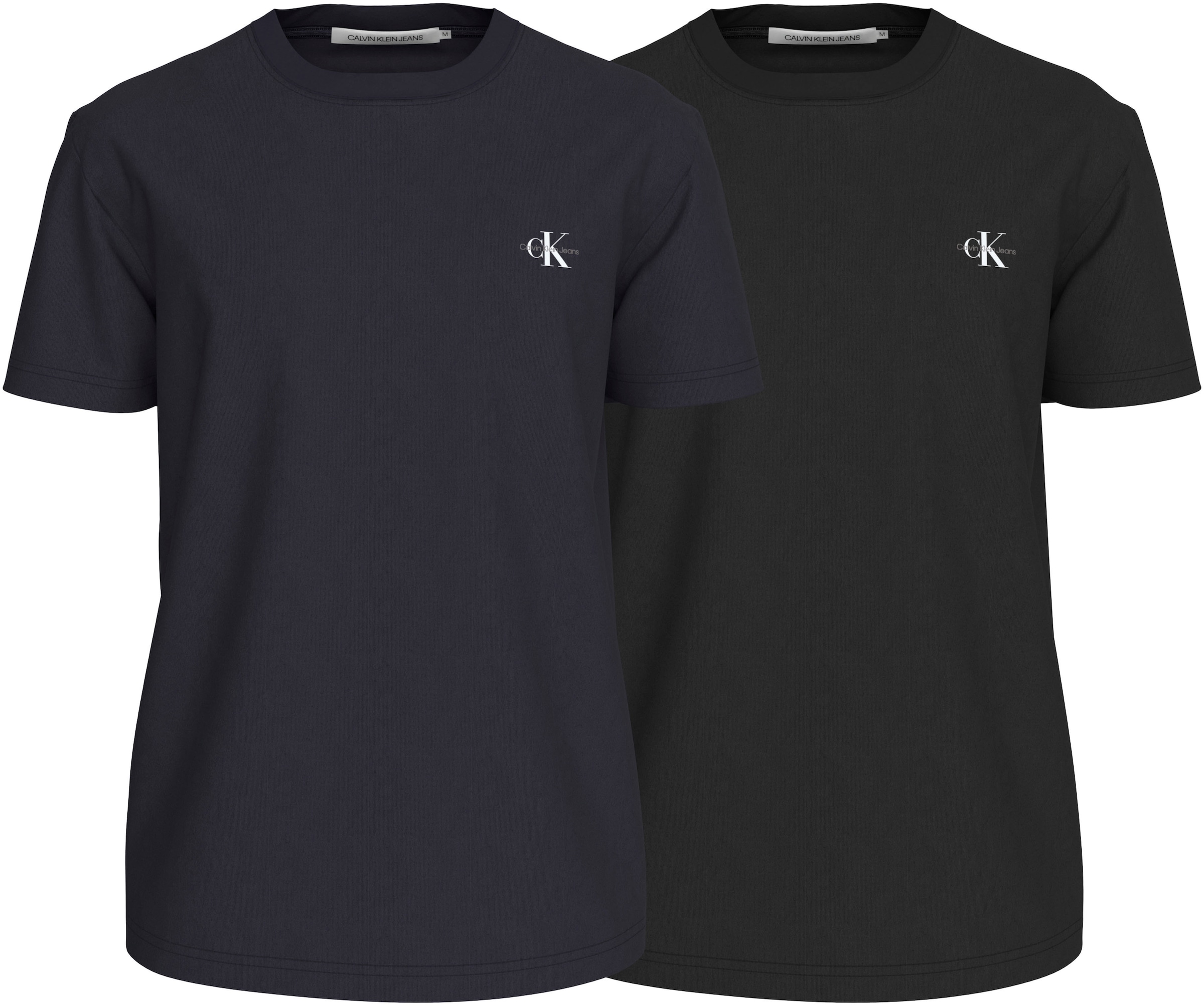 T-Shirt »2 PACK MONOLOGO«, mit kleinem Logodruck auf der Brust