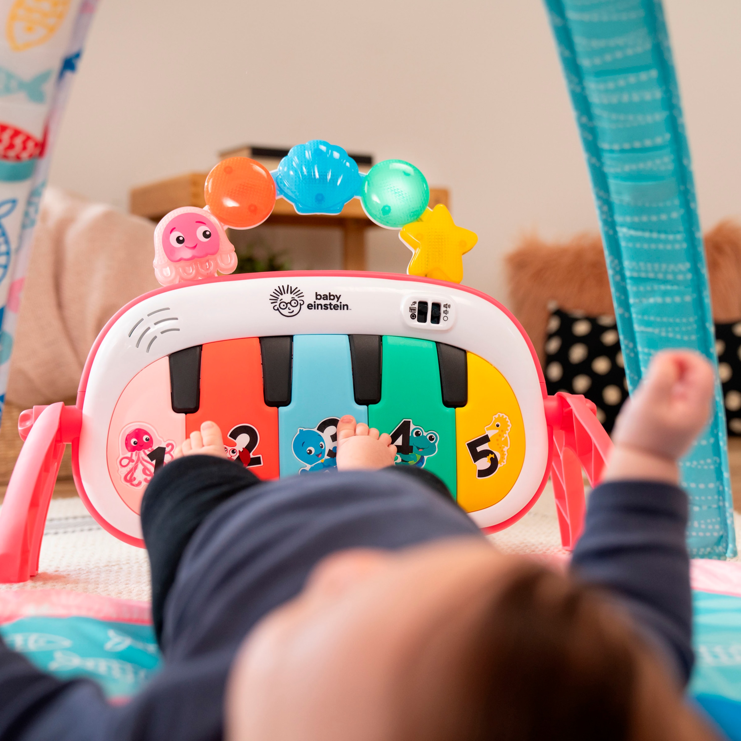 Baby Einstein Spielbogen »4-in-1 Kickin’ Tunes Jellyfish Jamboree Music & Language Discovery Gym« mit Soundeffekt